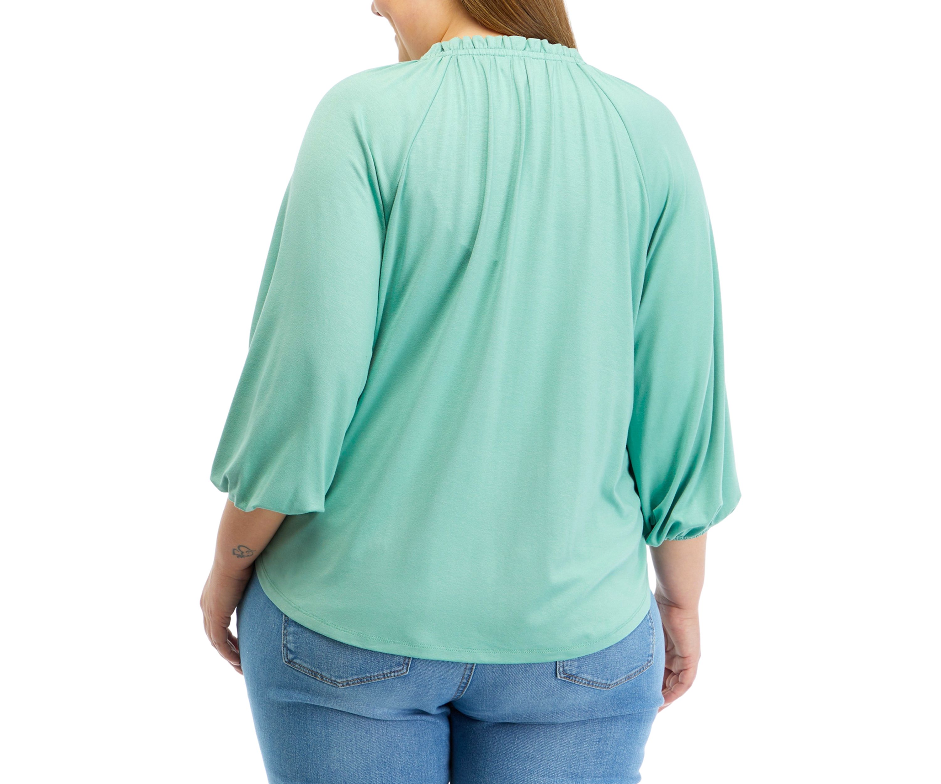 Plus Size Peasant Top 