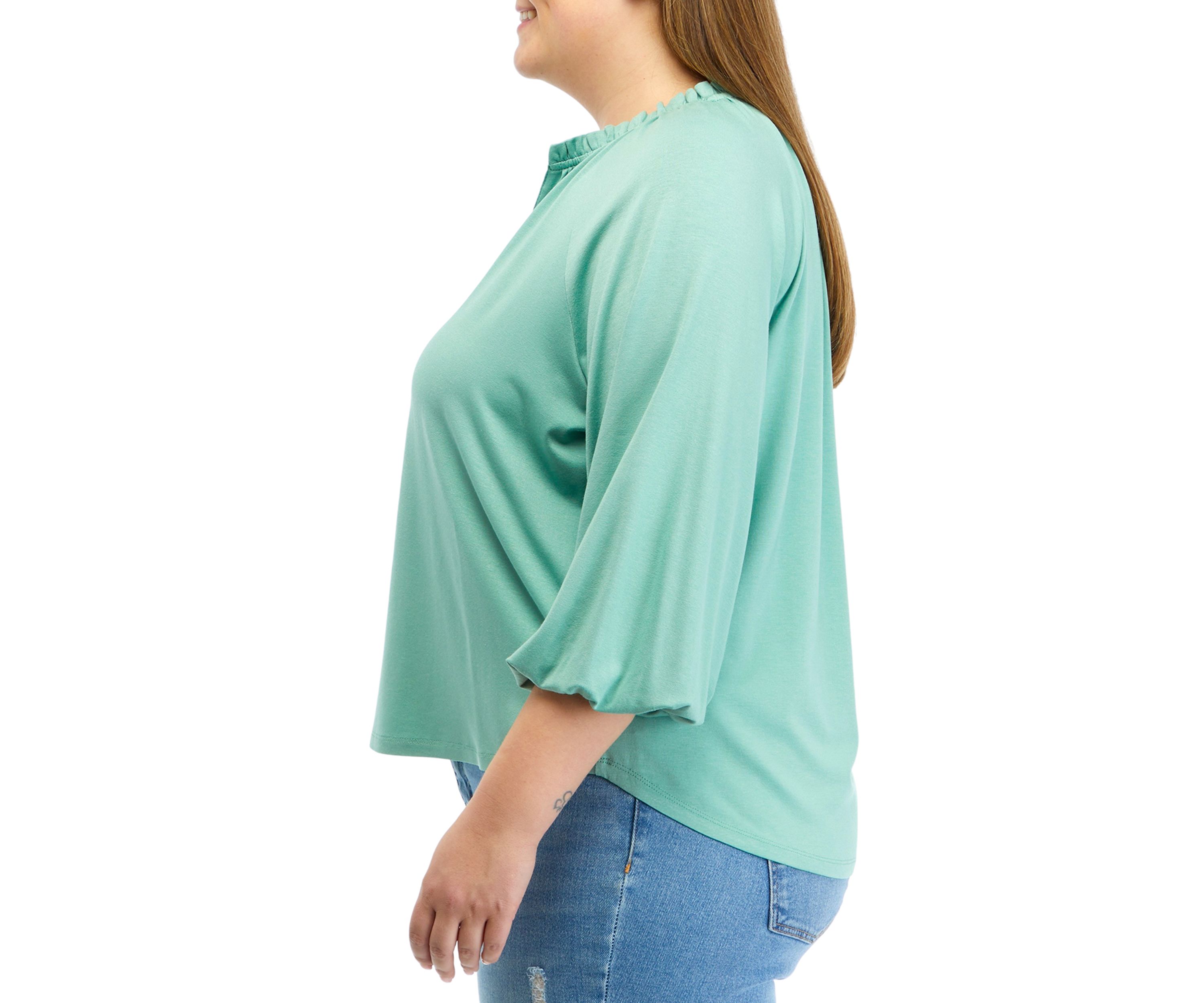 Plus Size Peasant Top 
