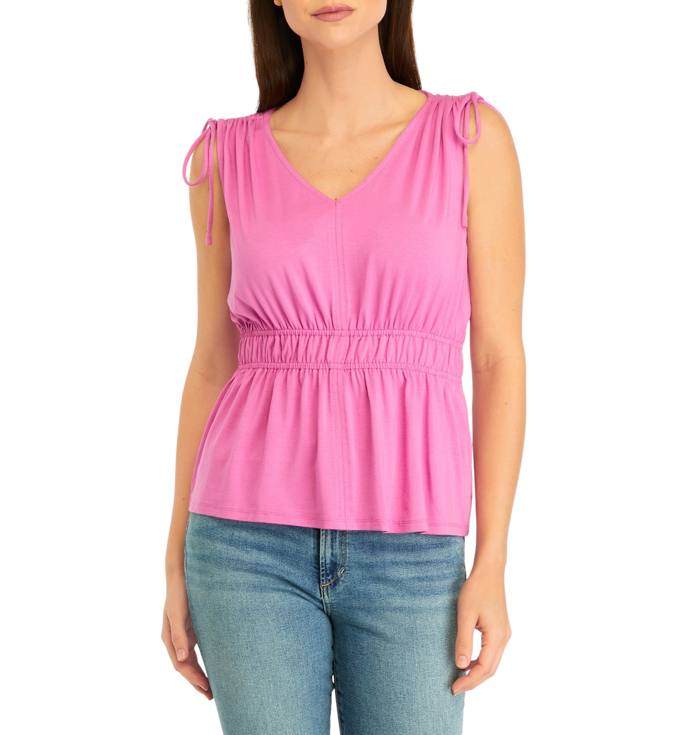 Womens Tie Shoulder Tank
