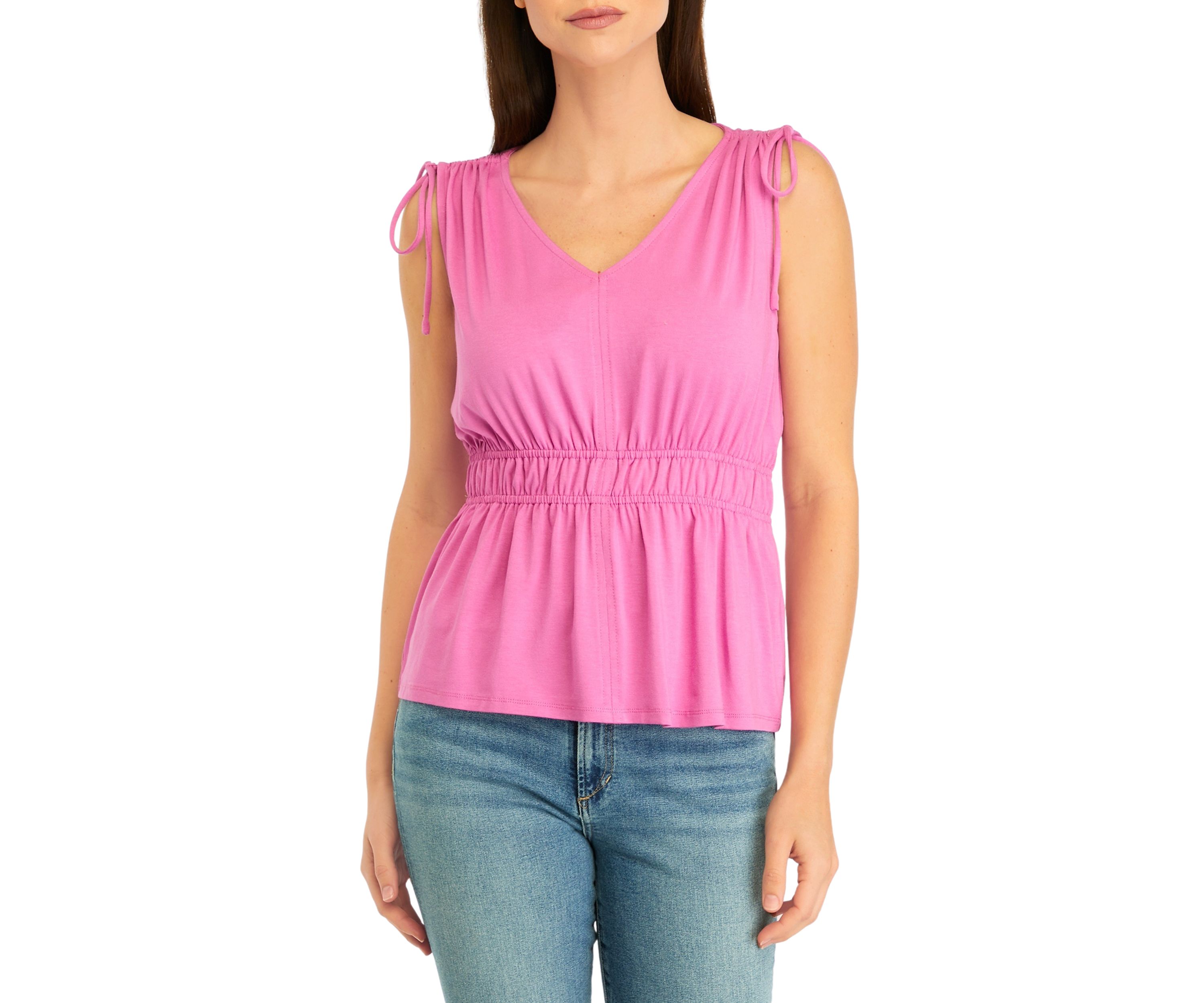 Womens Tie Shoulder Tank