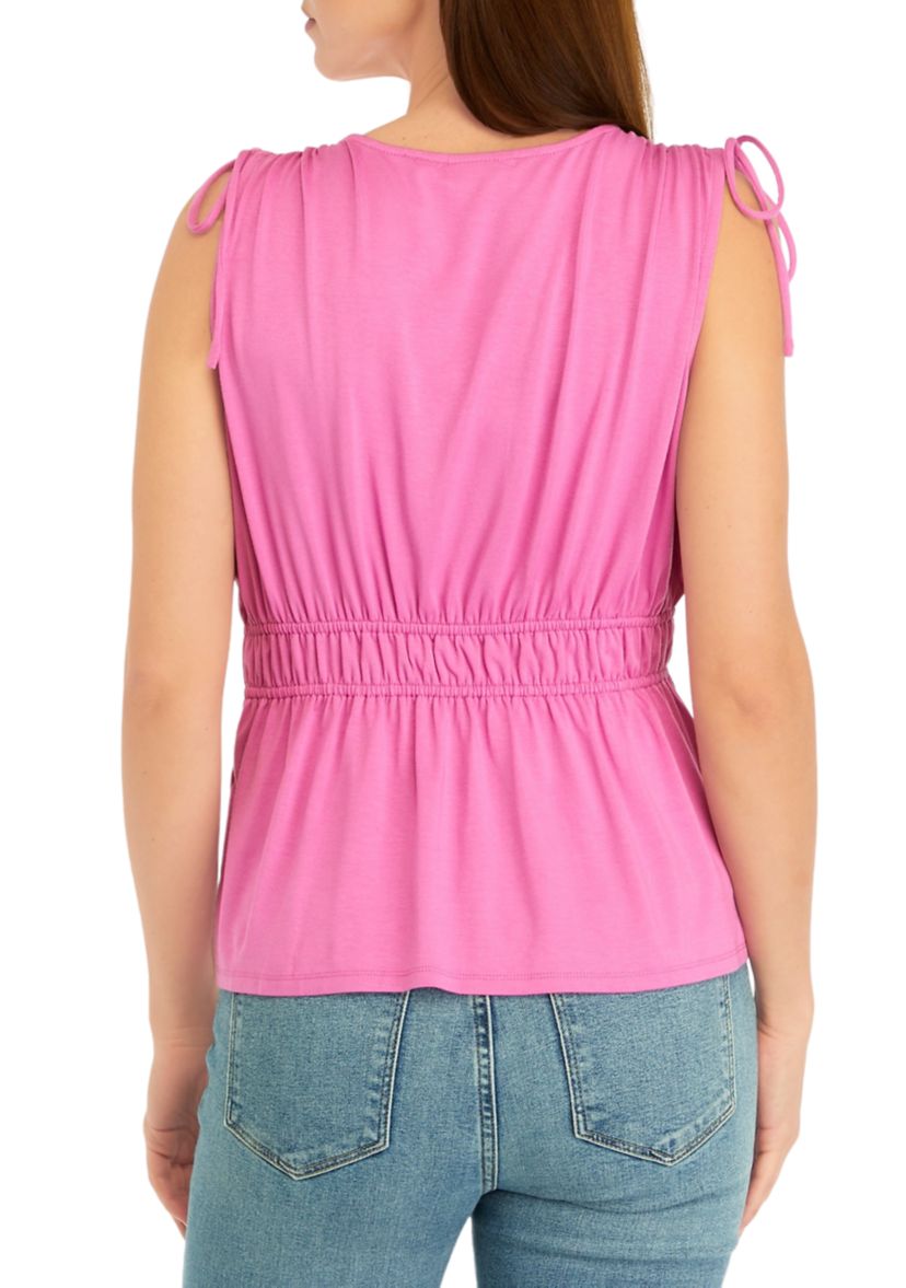 Womens Tie Shoulder Tank