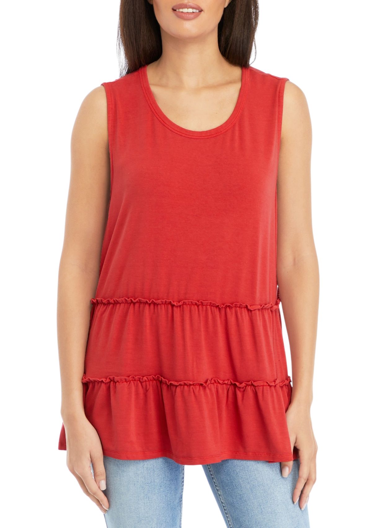 Womens Seamed Swing Tank Top