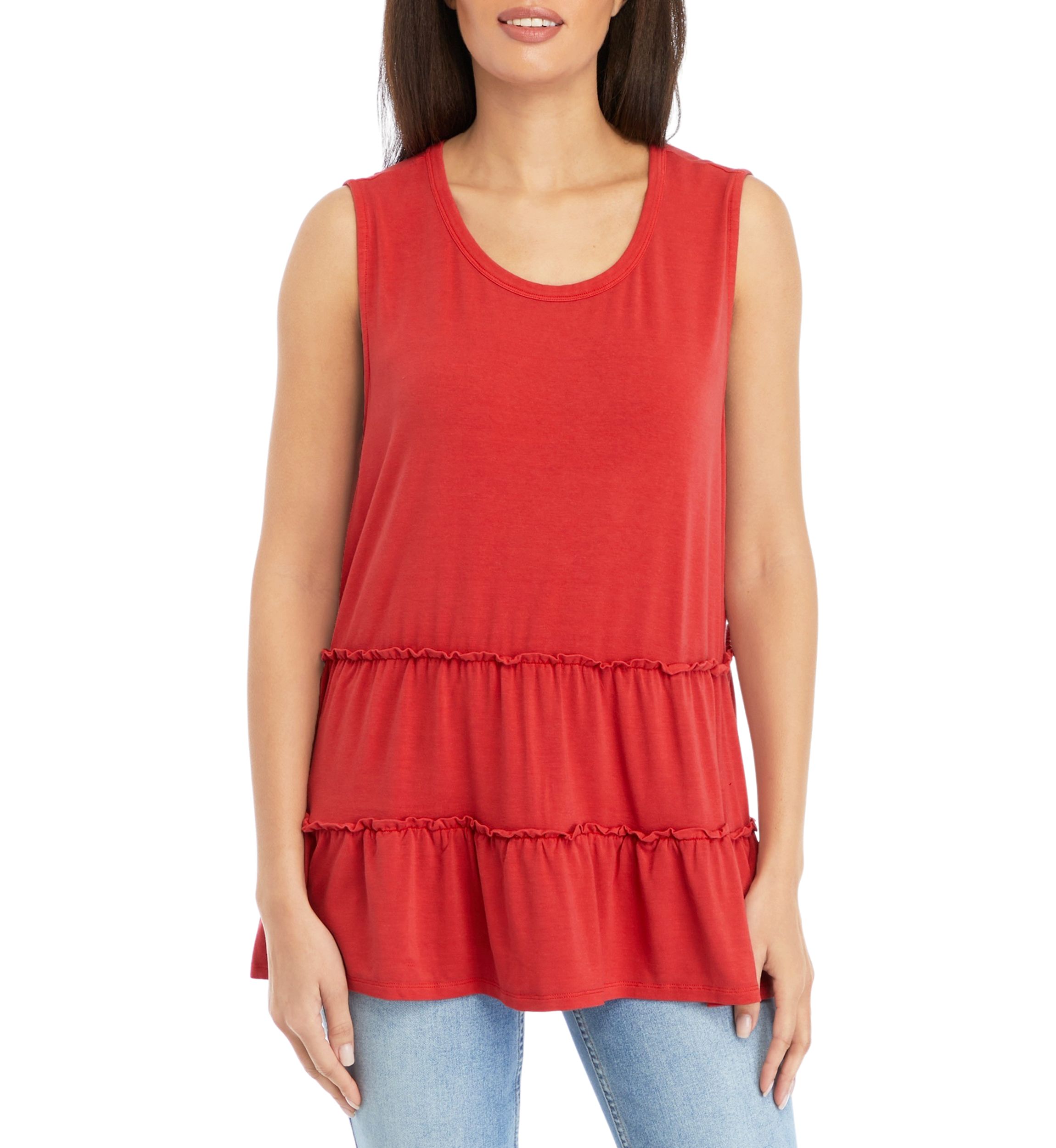 Womens Seamed Swing Tank Top