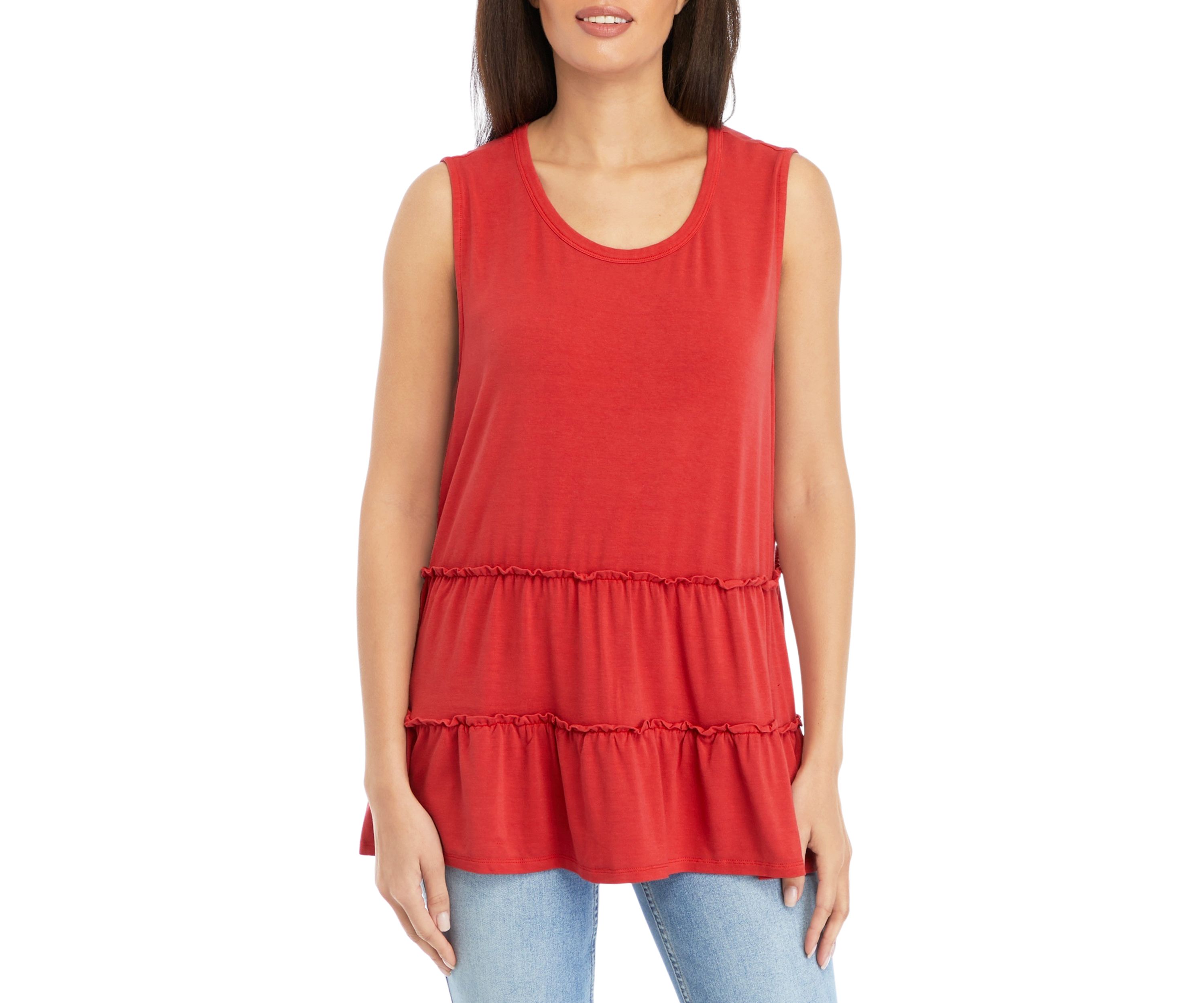 Womens Seamed Swing Tank Top