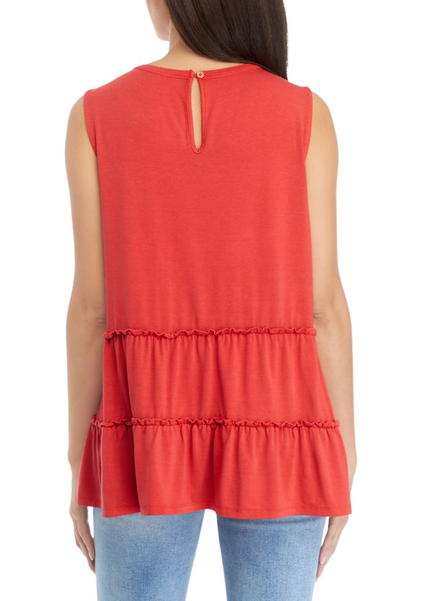 Womens Seamed Swing Tank Top