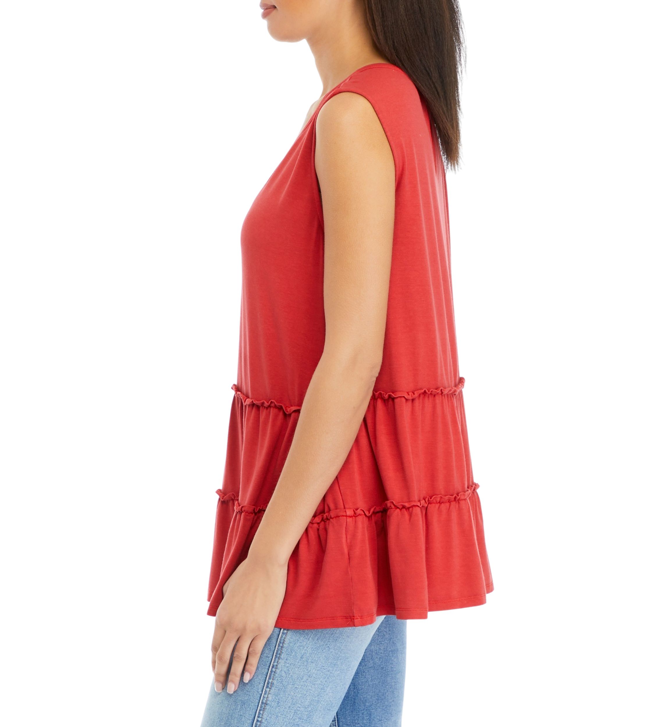 Womens Seamed Swing Tank Top