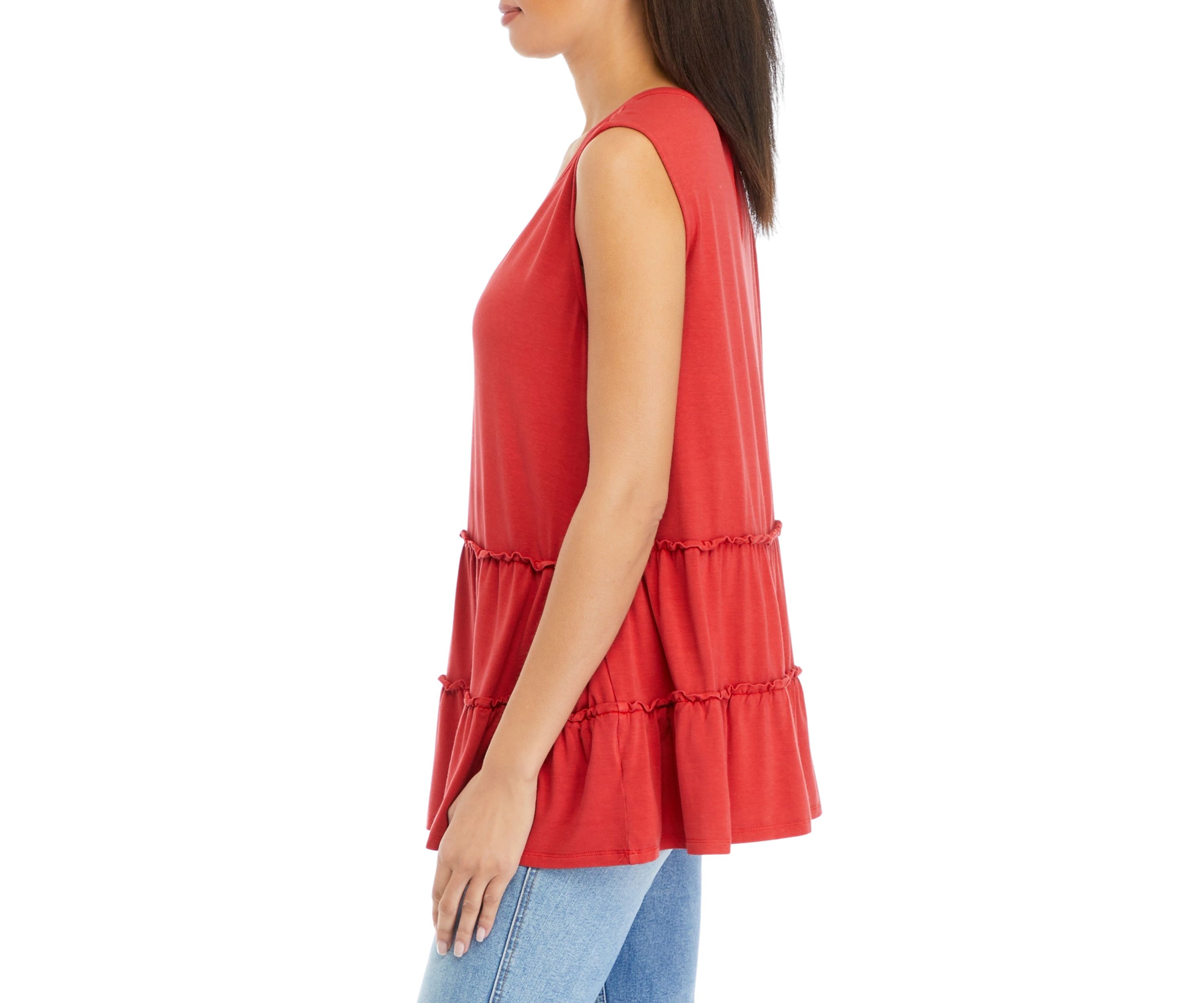 Womens Seamed Swing Tank Top