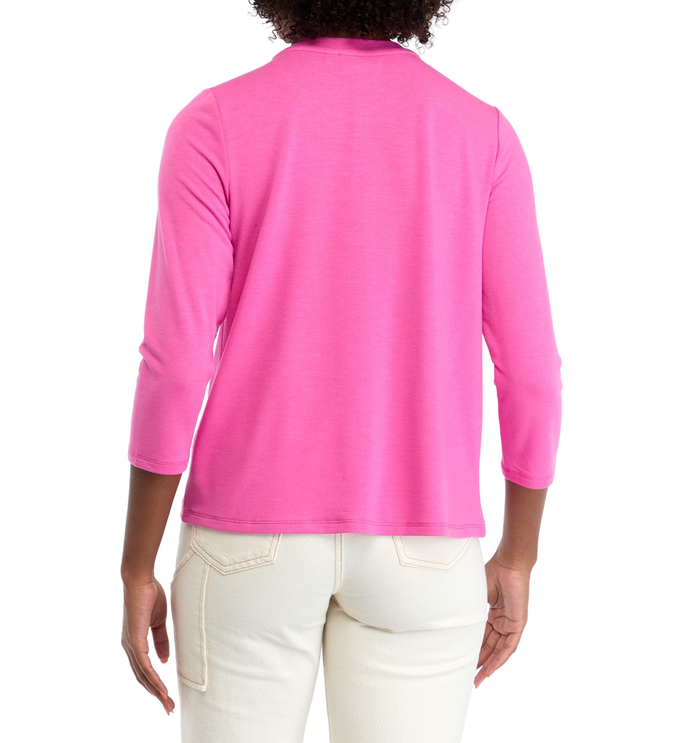 Petite Knot Front T-Shirt 