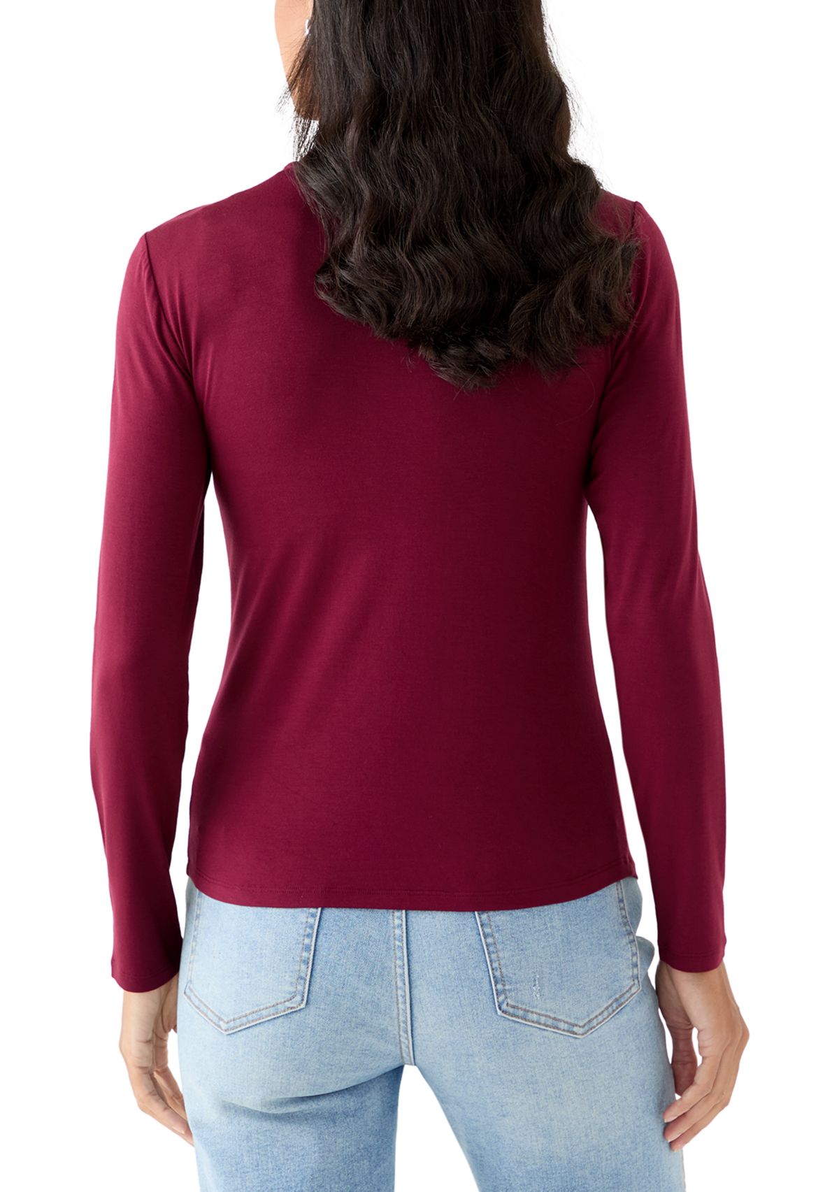 Womens Long Sleeve Turtleneck T-Shirt