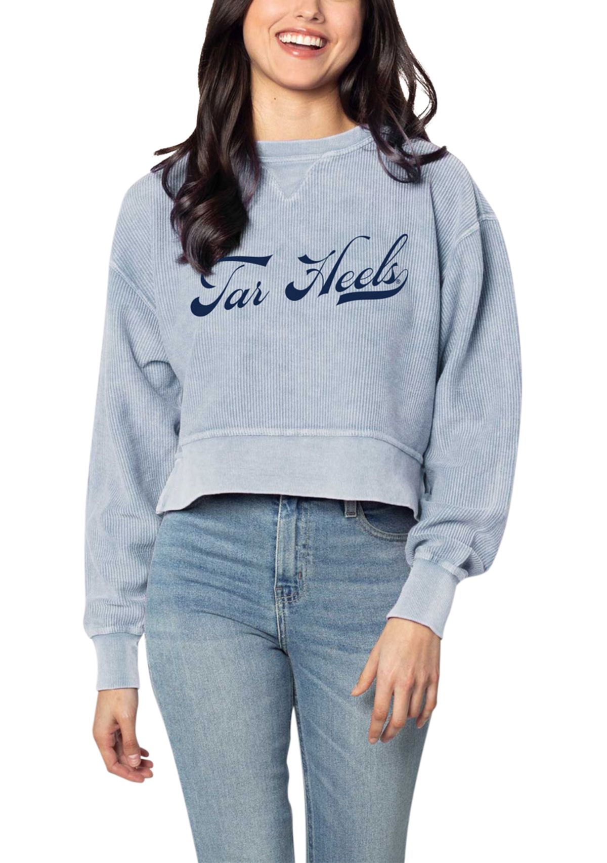 NCAA North Carolina Tar Heelsm Corded Boxy Pullover