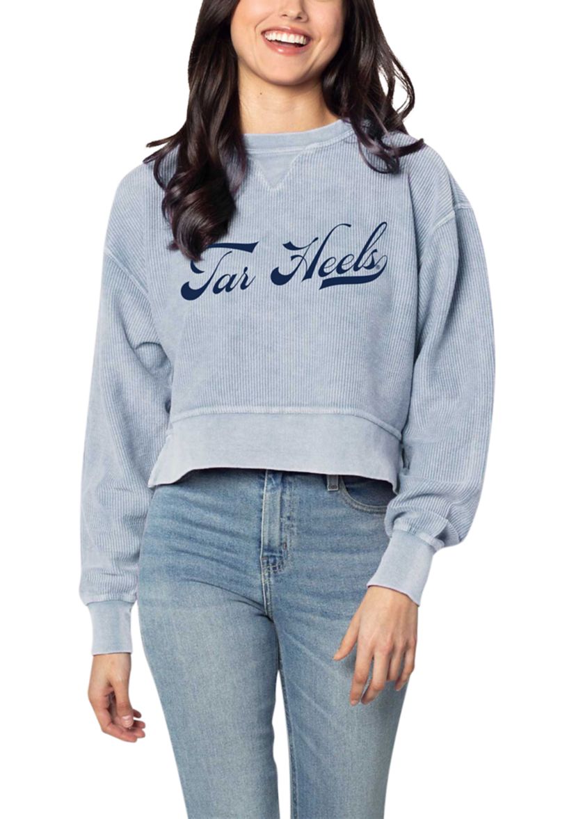 NCAA North Carolina Tar Heelsm Corded Boxy Pullover