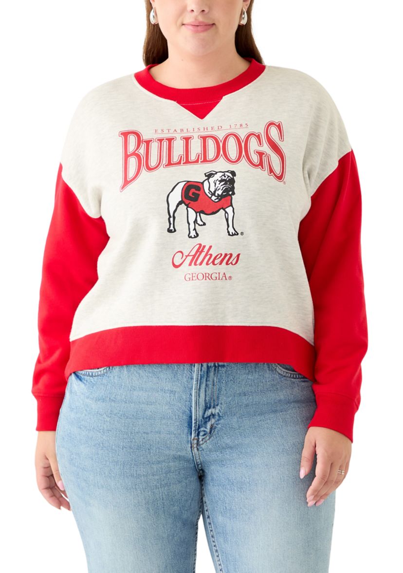 NCAA Georgia Bulldogs Legacy Crew Neck Sweatshirt