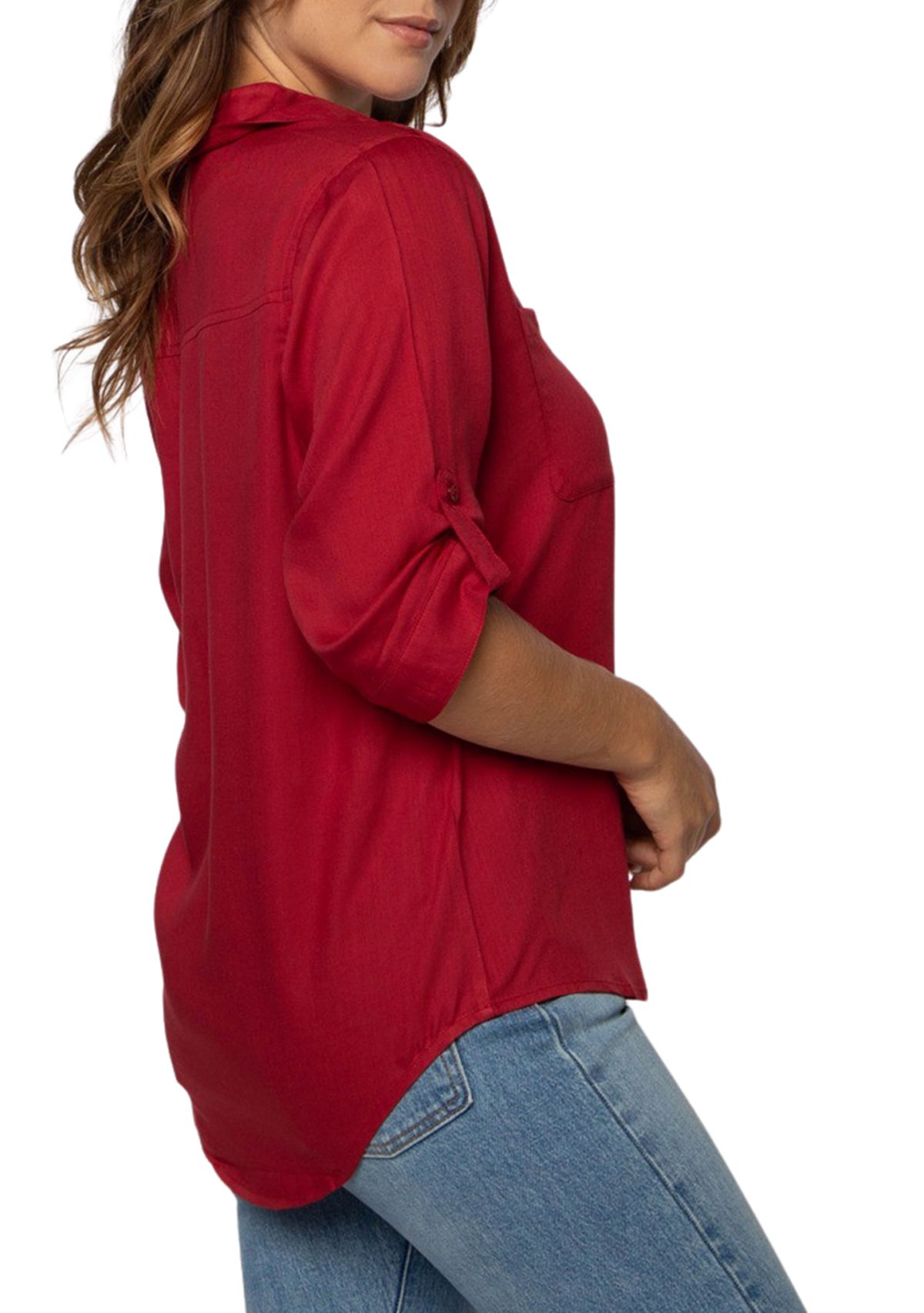 Plus Size NCAA Alabama Crimson Tide Best Shot Button-Up
