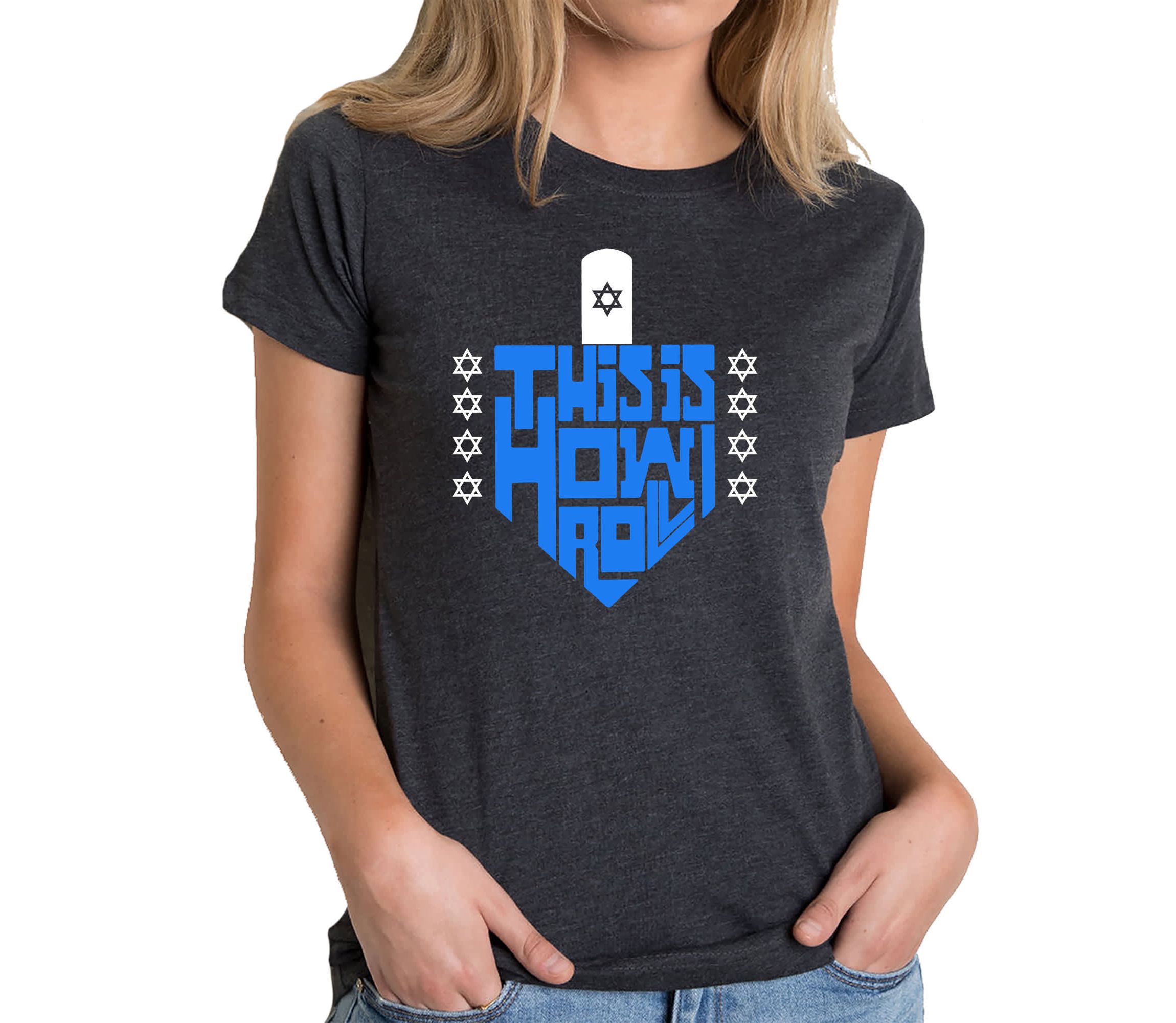 This is How I Roll - Womens Premium Blend Word Art T-Shirt