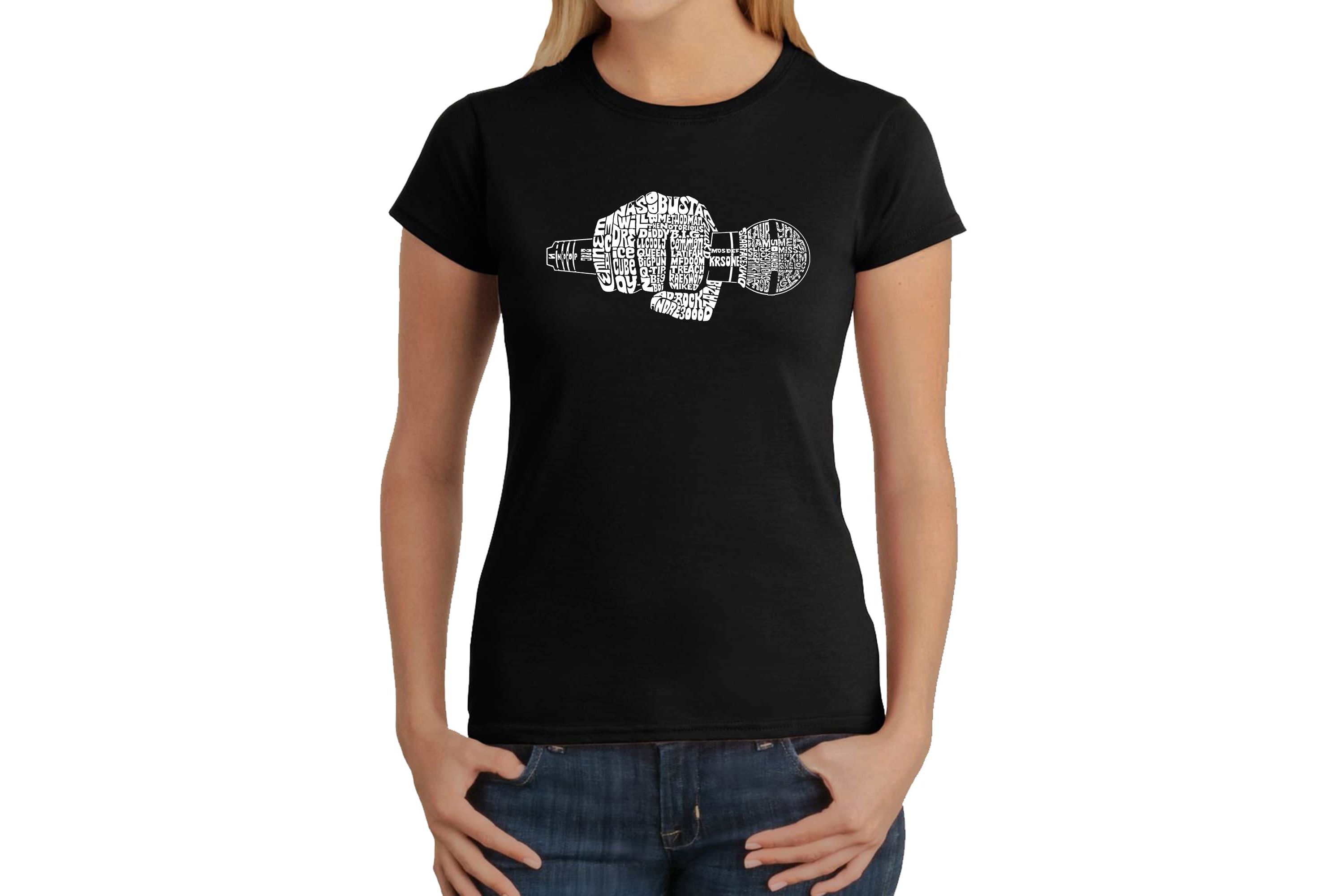 90s Rappers - Womens Word Art T-Shirt