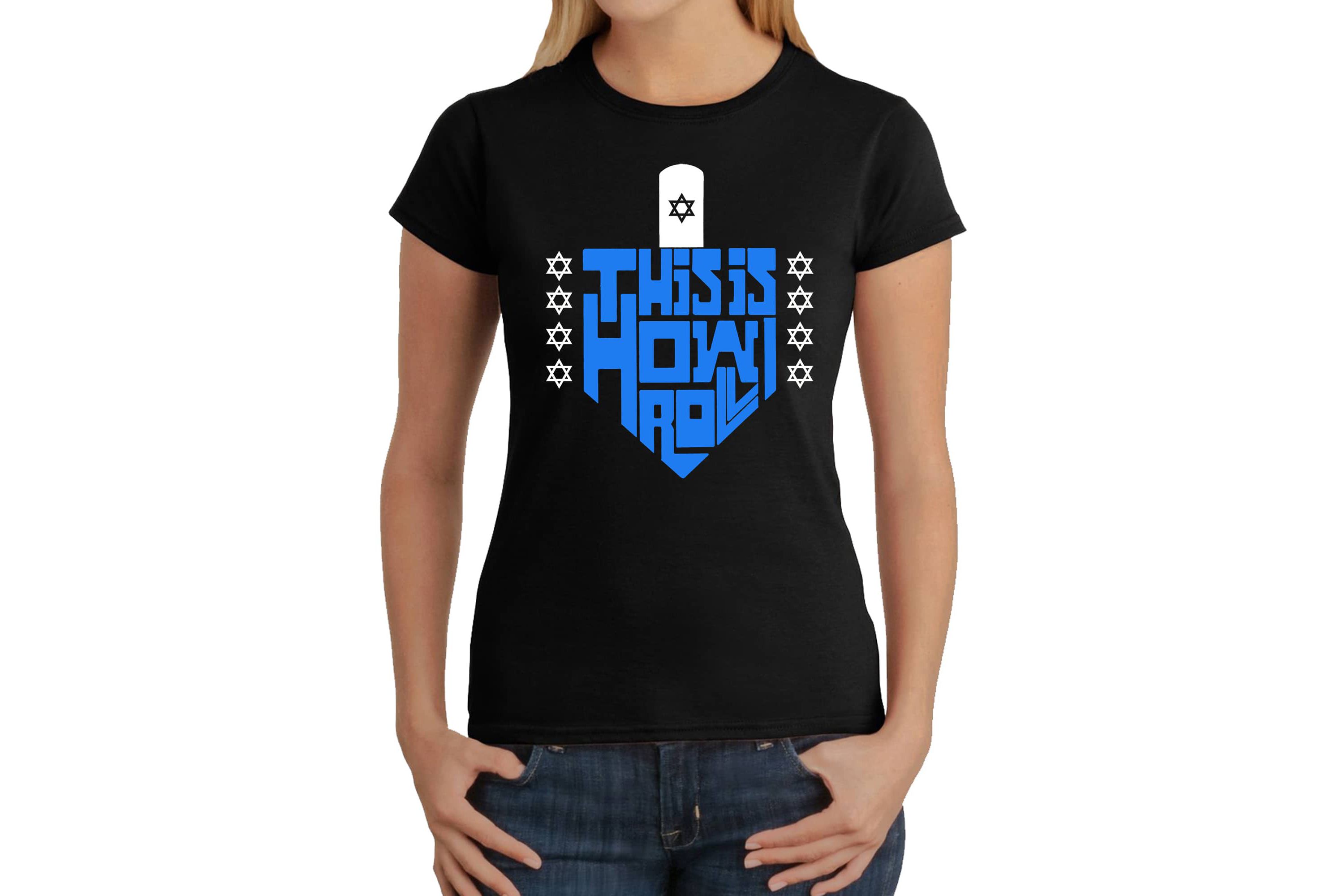 This is How I Roll - Womens Word Art T-Shirt