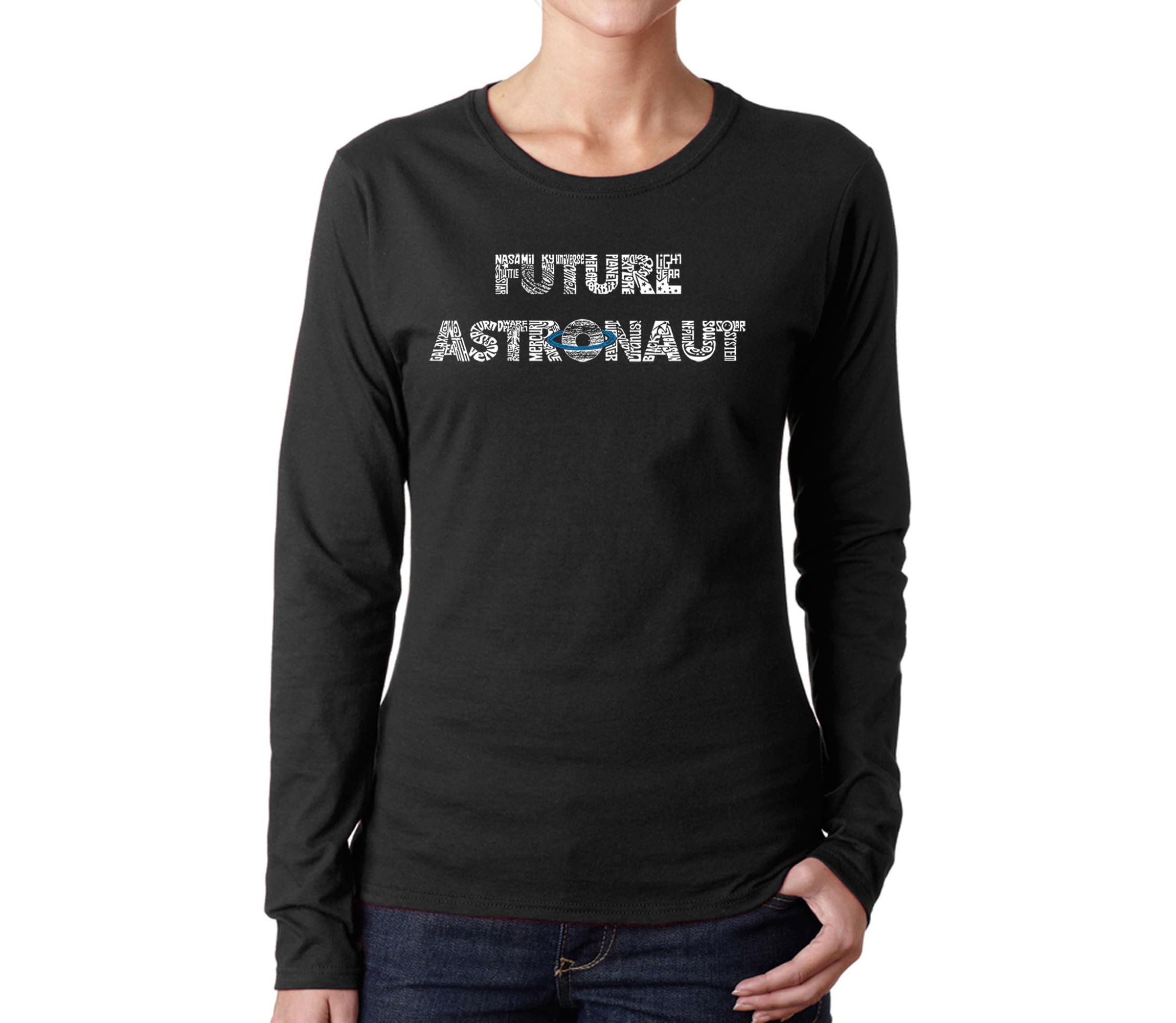 Future Astronaut - Womens Word Art Long Sleeve T-Shirt