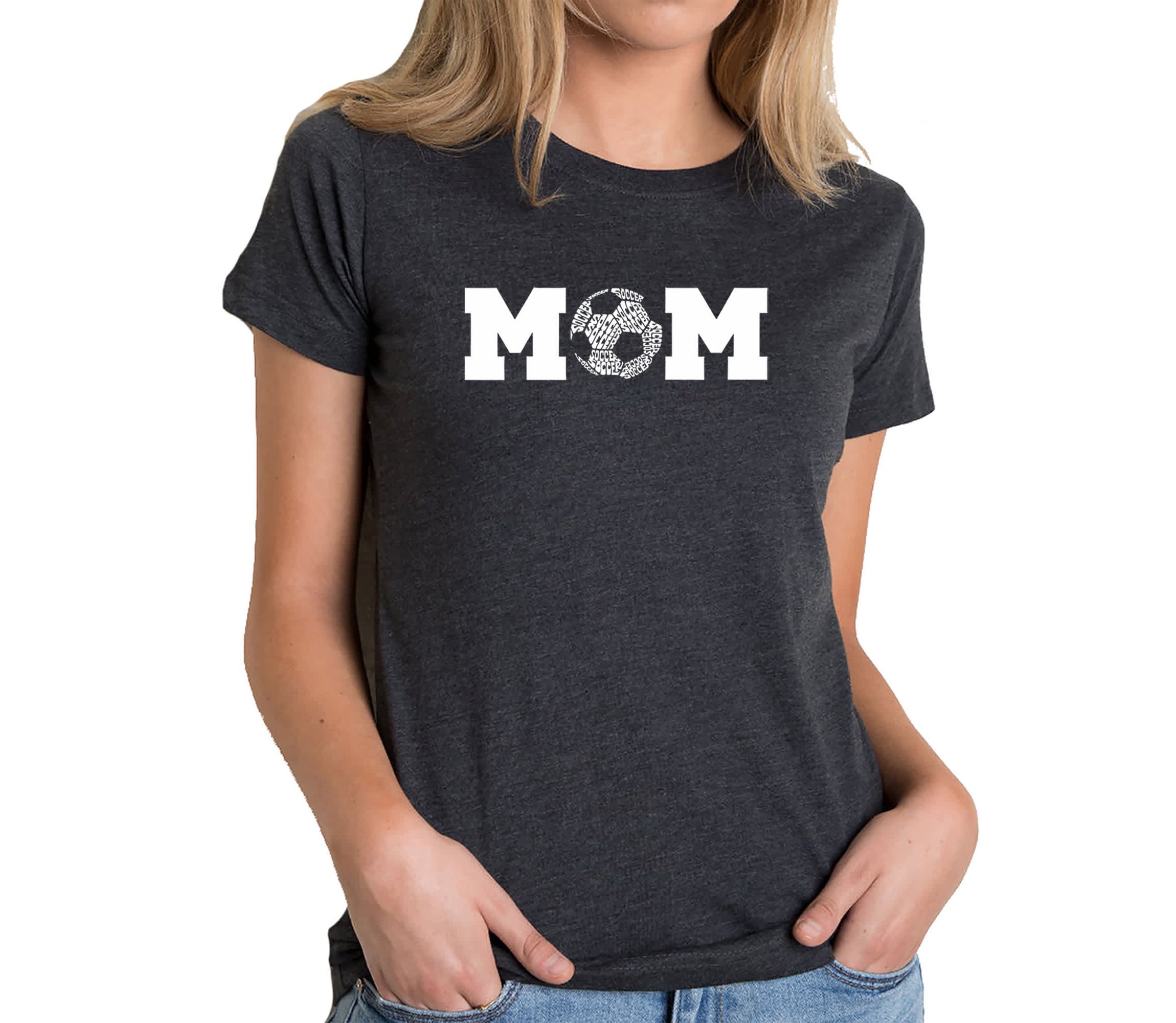 Soccer Mom - Womens Premium Blend Word Art T-Shirt
