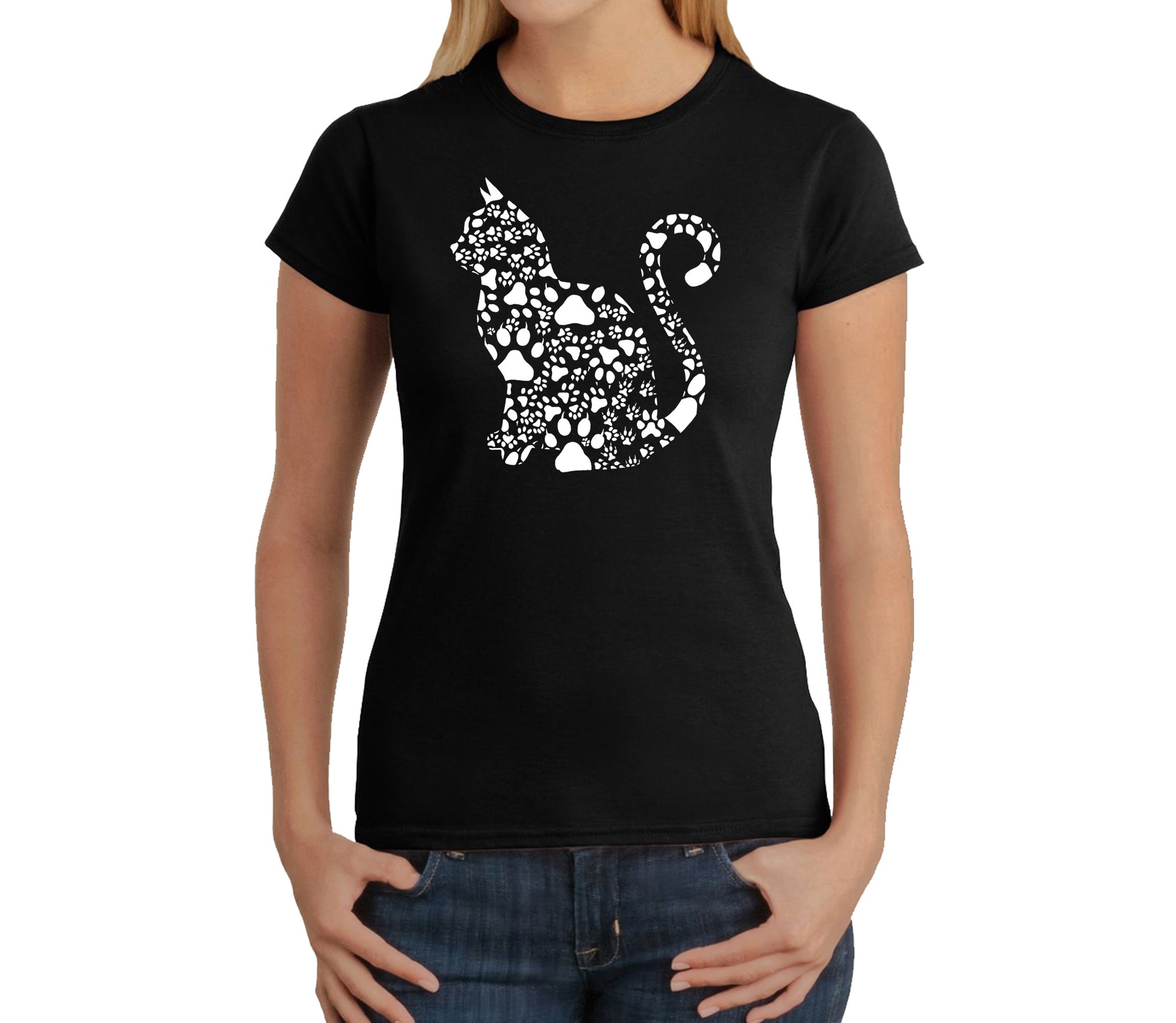 Cat Claws - Womens Word Art T-Shirt