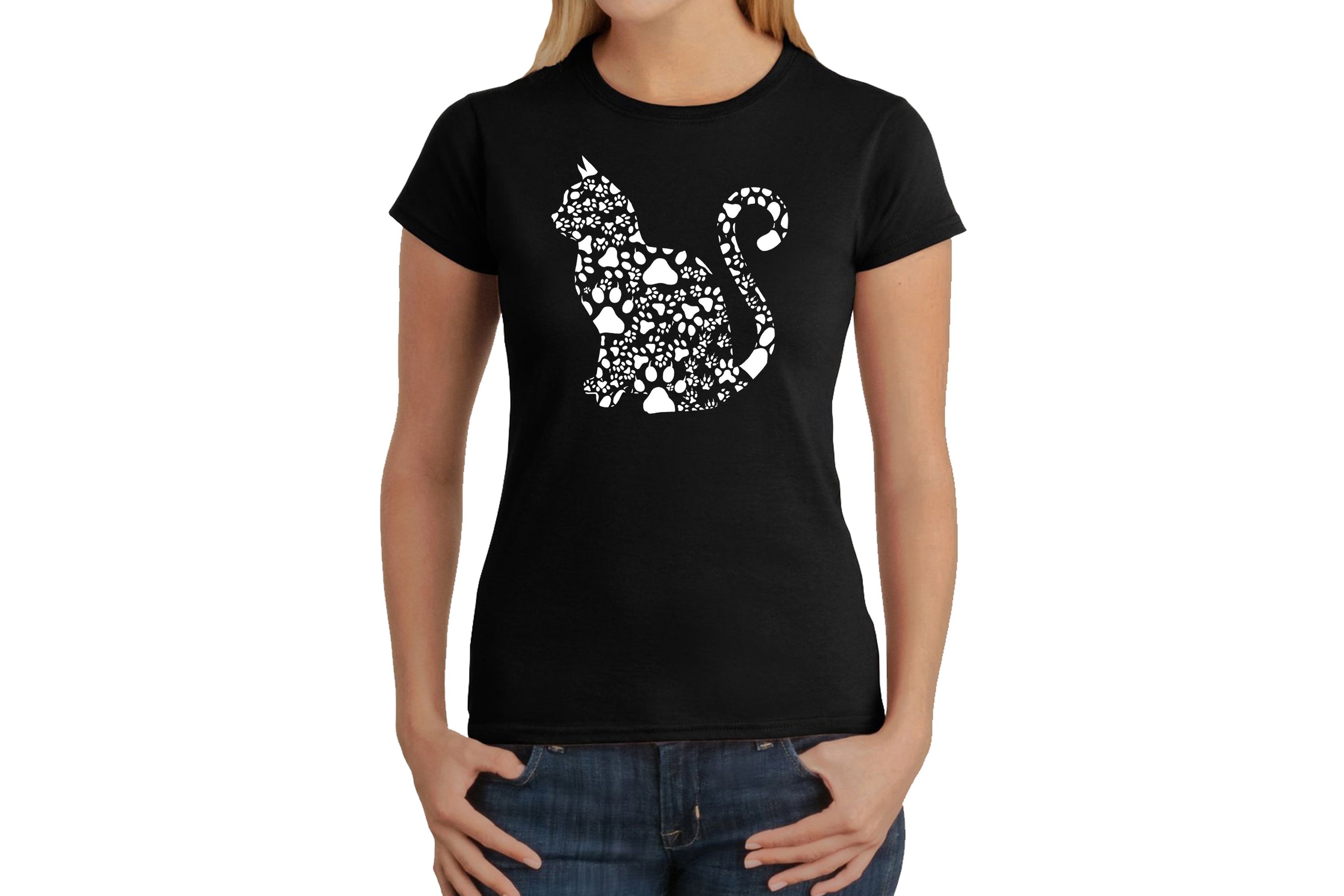 Cat Claws - Womens Word Art T-Shirt