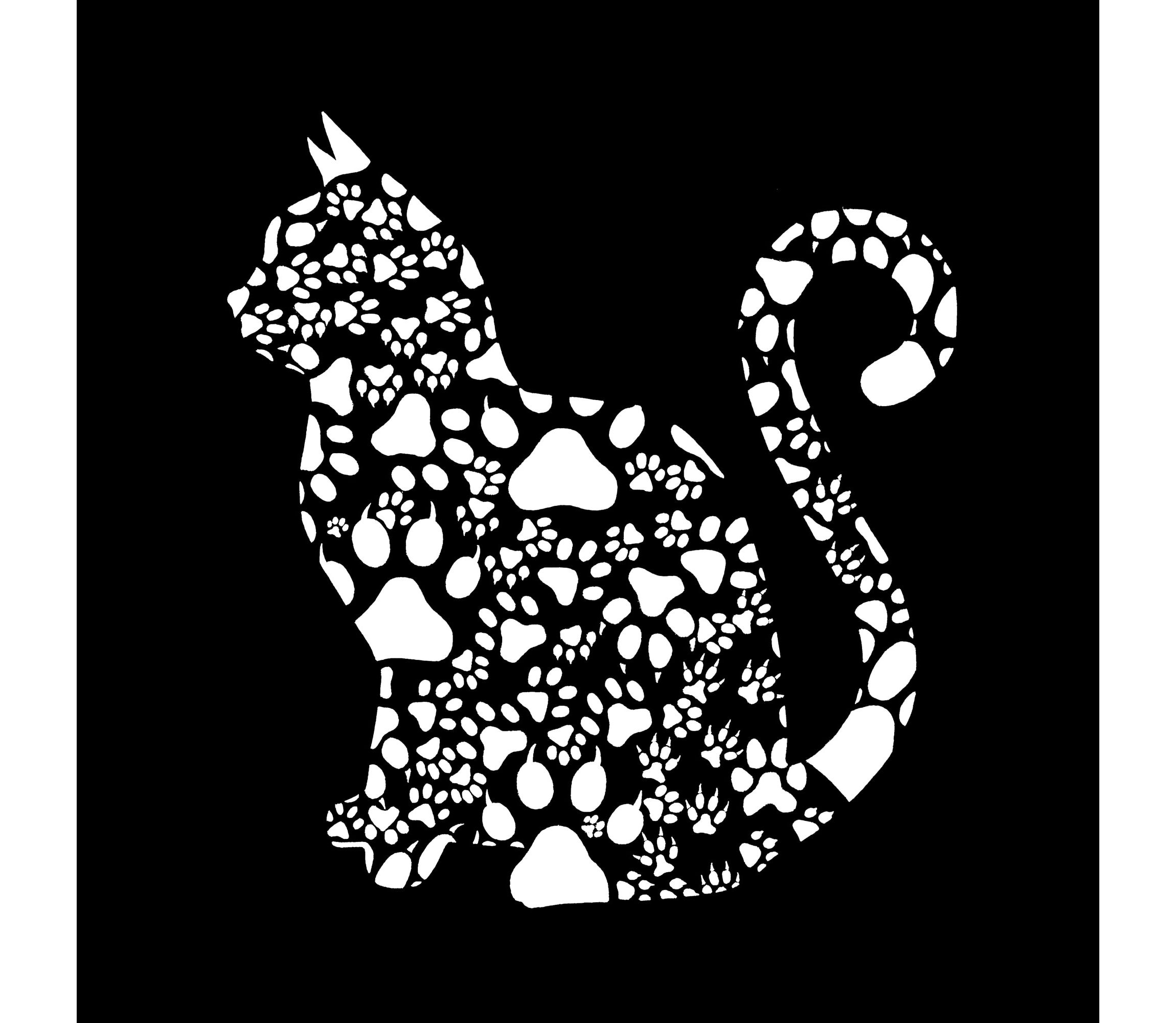 Cat Claws - Womens Word Art T-Shirt