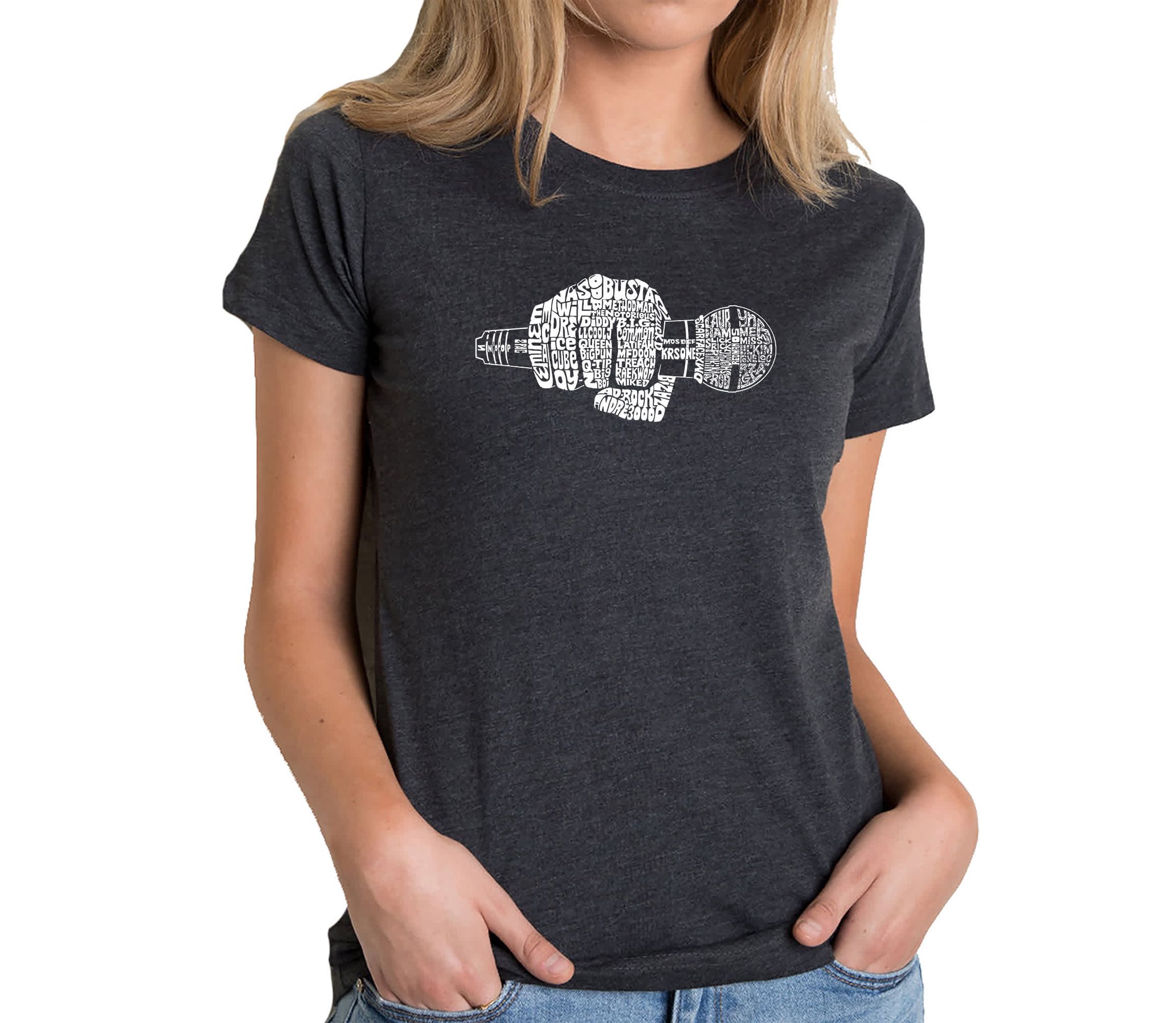 90s Rappers - Womens Premium Blend Word Art T-Shirt