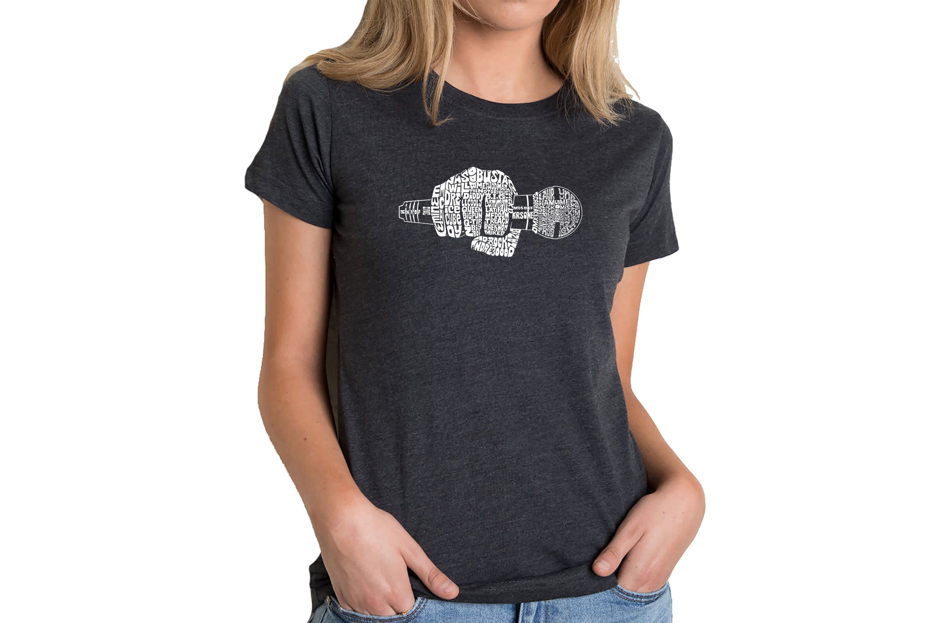 90s Rappers - Womens Premium Blend Word Art T-Shirt