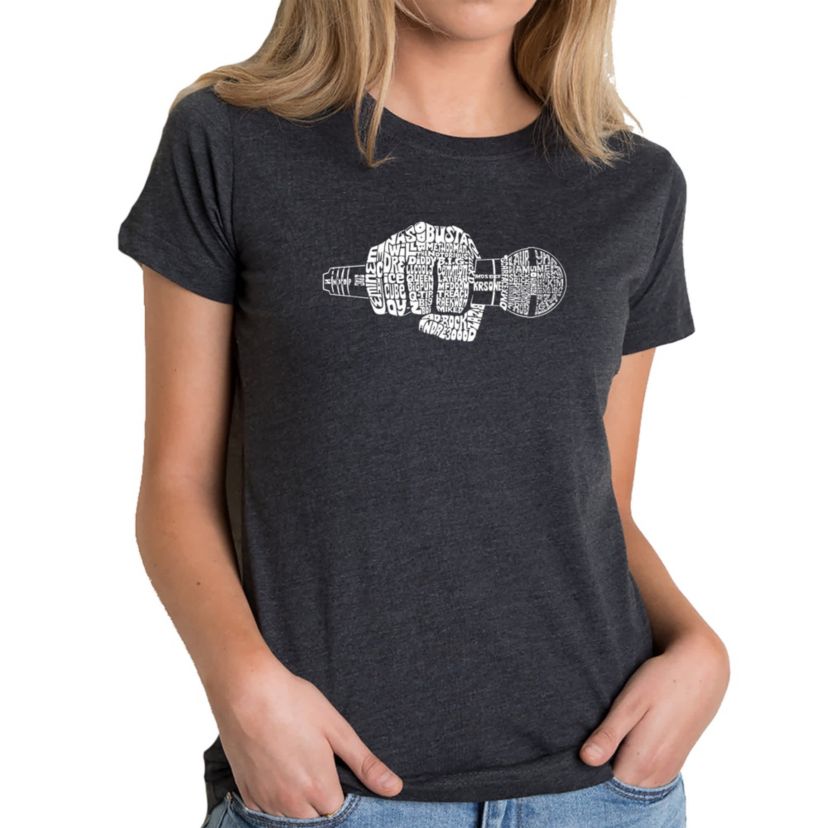 90s Rappers - Womens Premium Blend Word Art T-Shirt