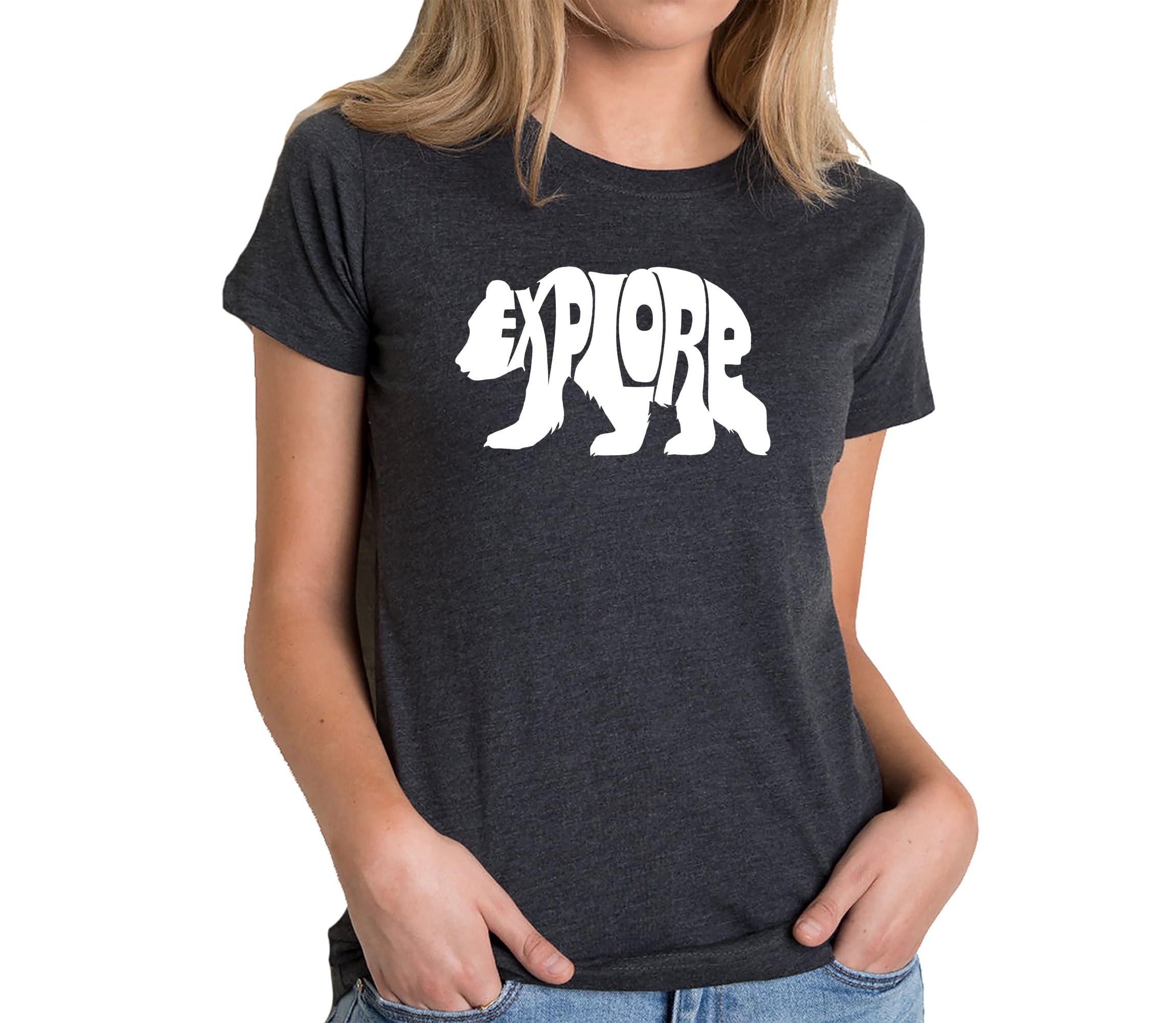 Explore - Womens Premium Blend Word Art T-Shirt