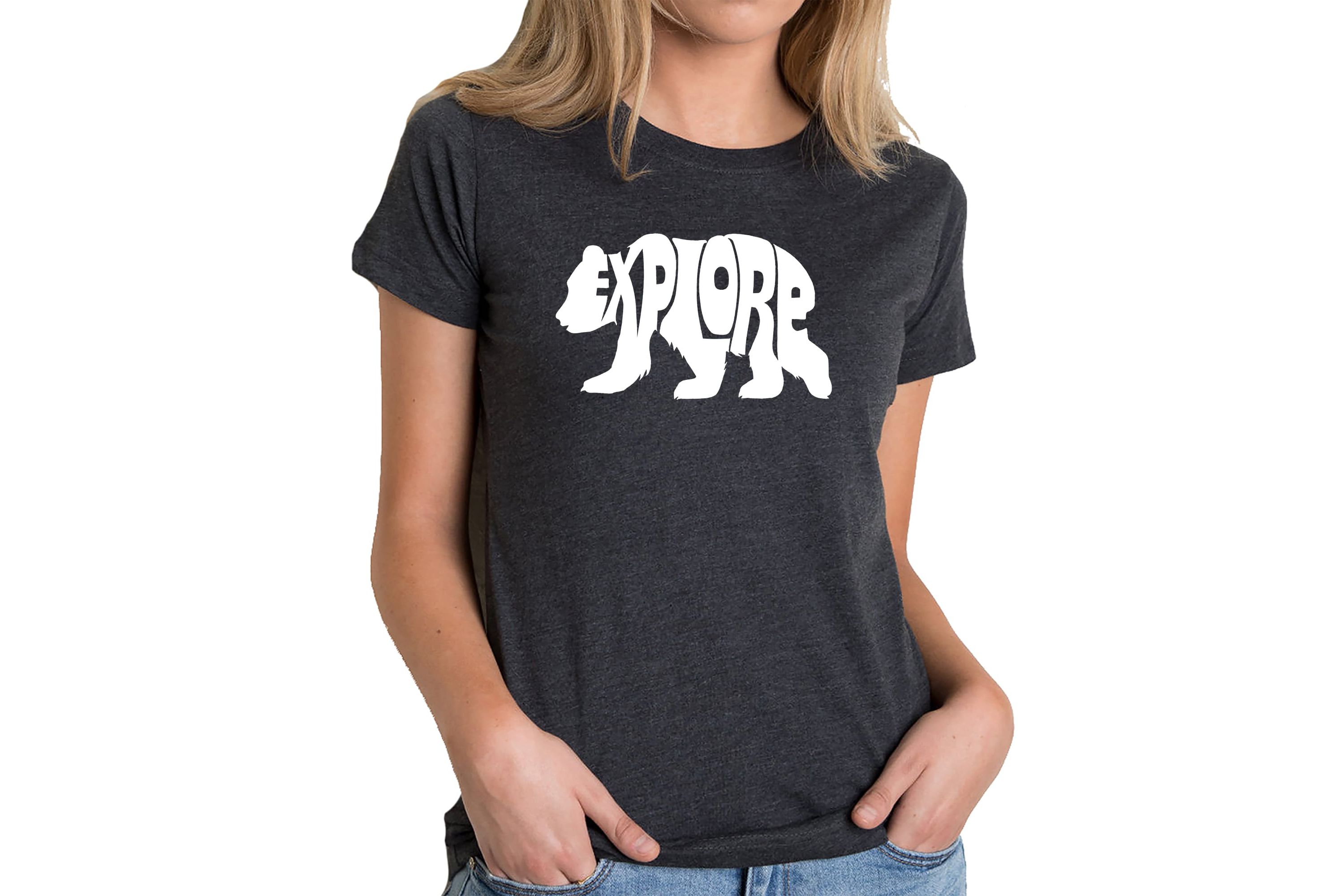 Explore - Womens Premium Blend Word Art T-Shirt