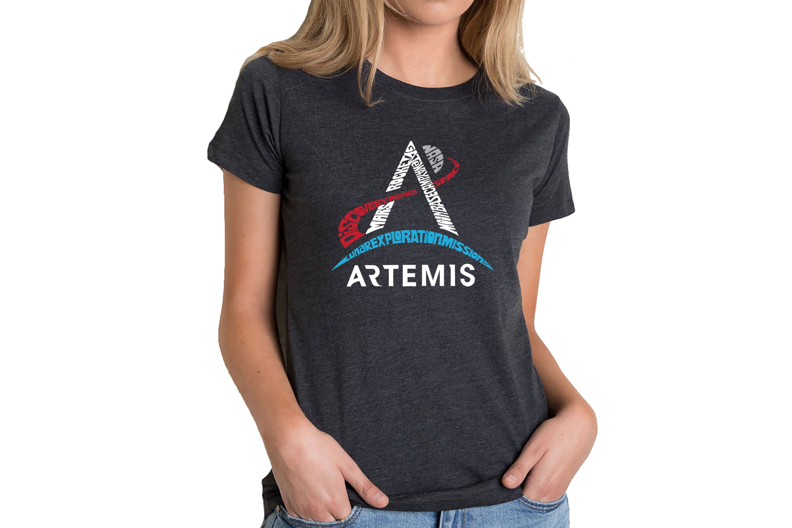 NASA Artemis Logo - Womens Premium Blend Word Art T-Shirt