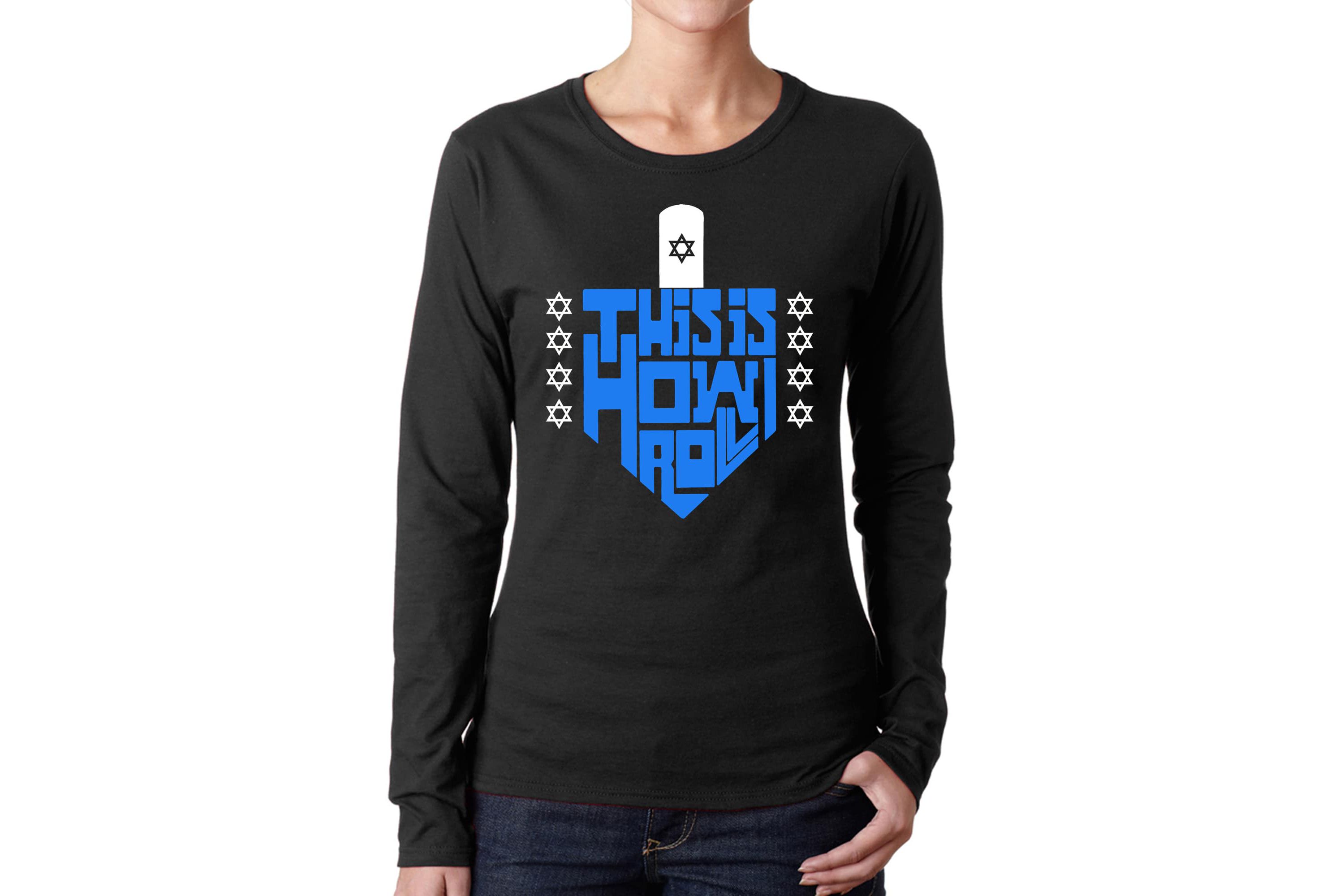 This is How I Roll - Womens Word Art Long Sleeve T-Shirt