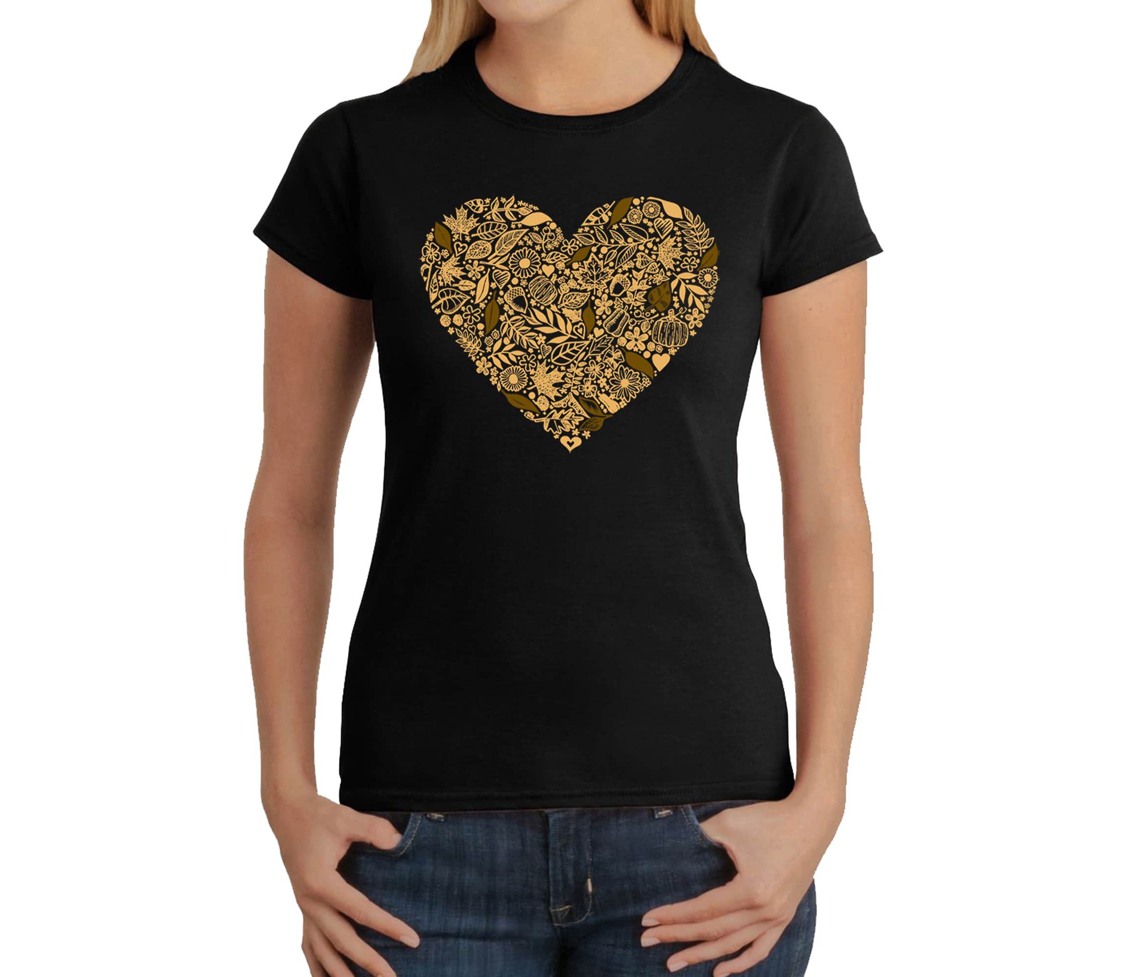 Fall Vibes  - Womens Word Art T-Shirt