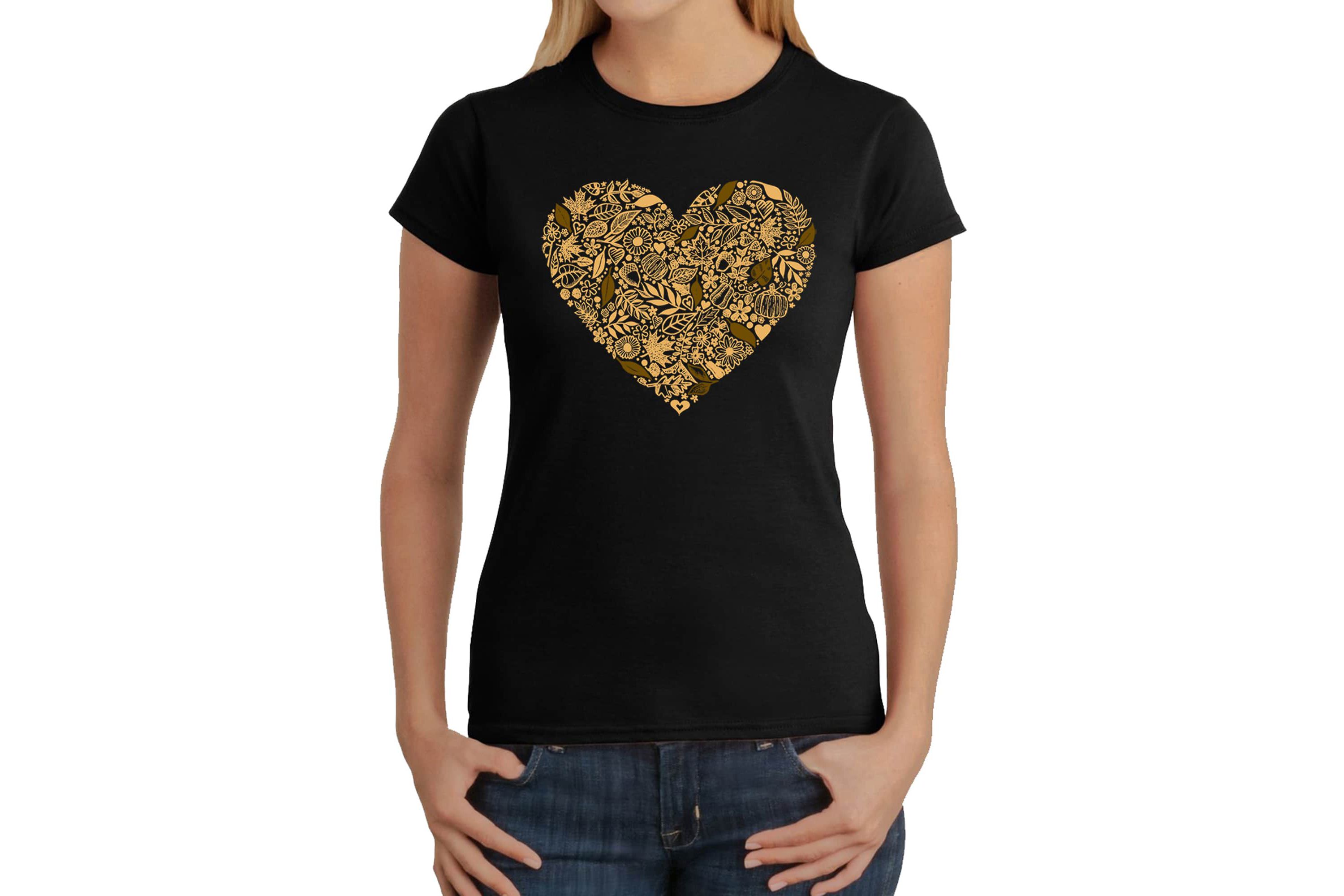 Fall Vibes  - Womens Word Art T-Shirt