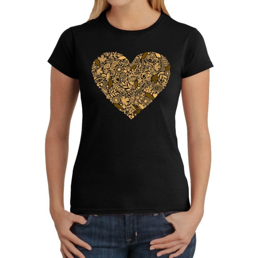 Fall Vibes  - Womens Word Art T-Shirt