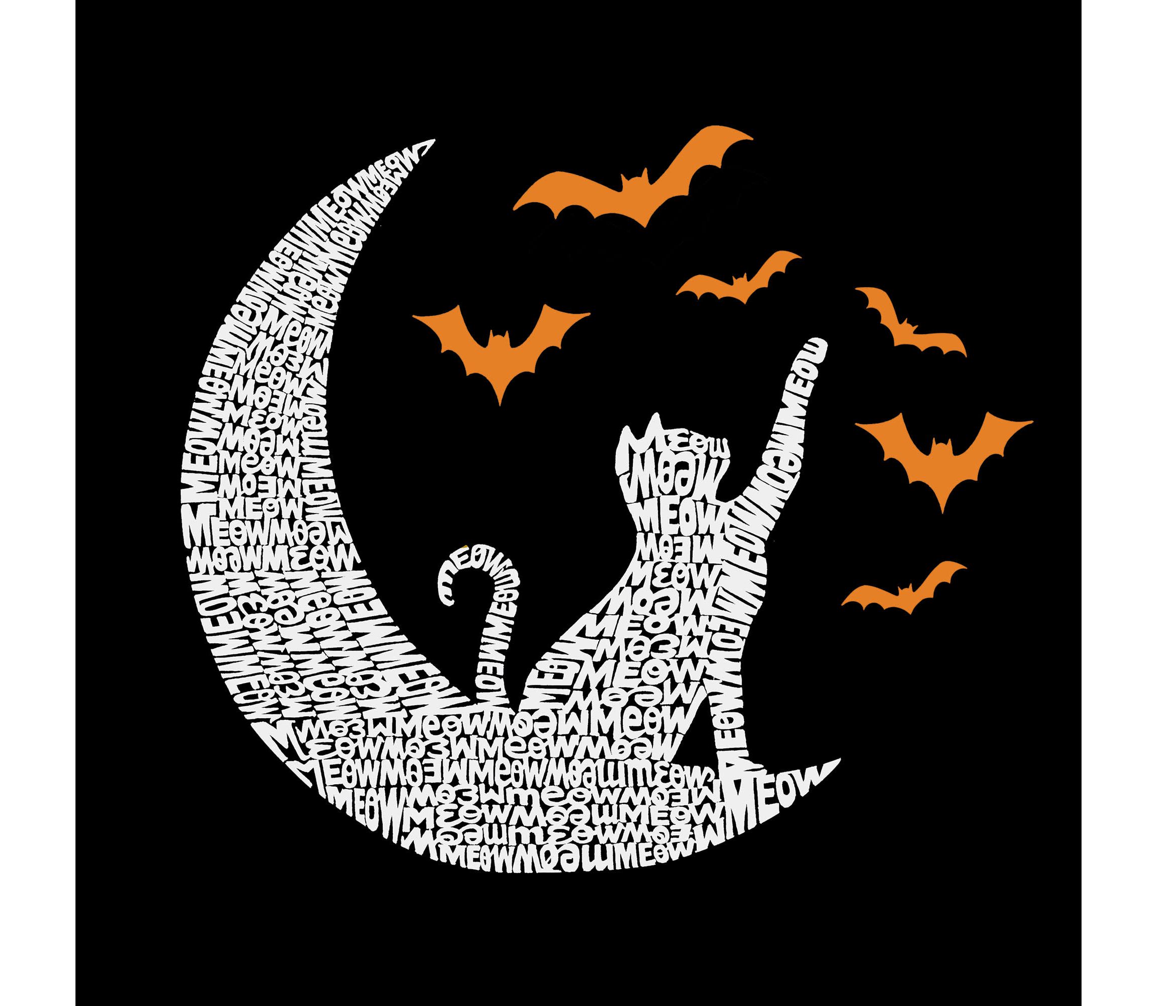 Lunar Bats - Womens Word Art Long Sleeve T-Shirt