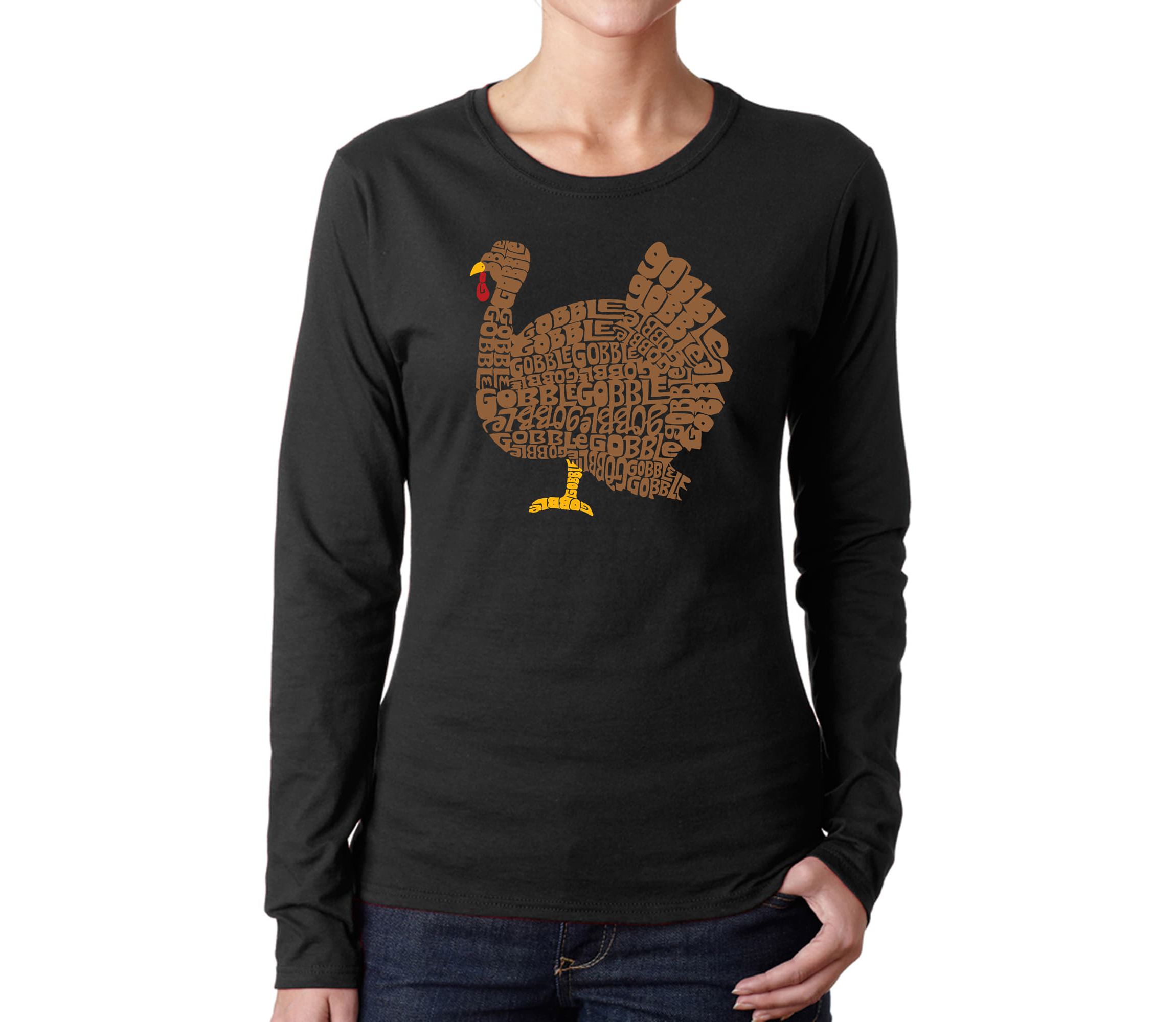 Thanksgiving - Womens Word Art Long Sleeve T-Shirt
