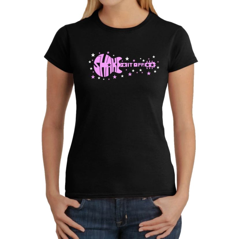 Shake it Off - Womens Word Art T-Shirt