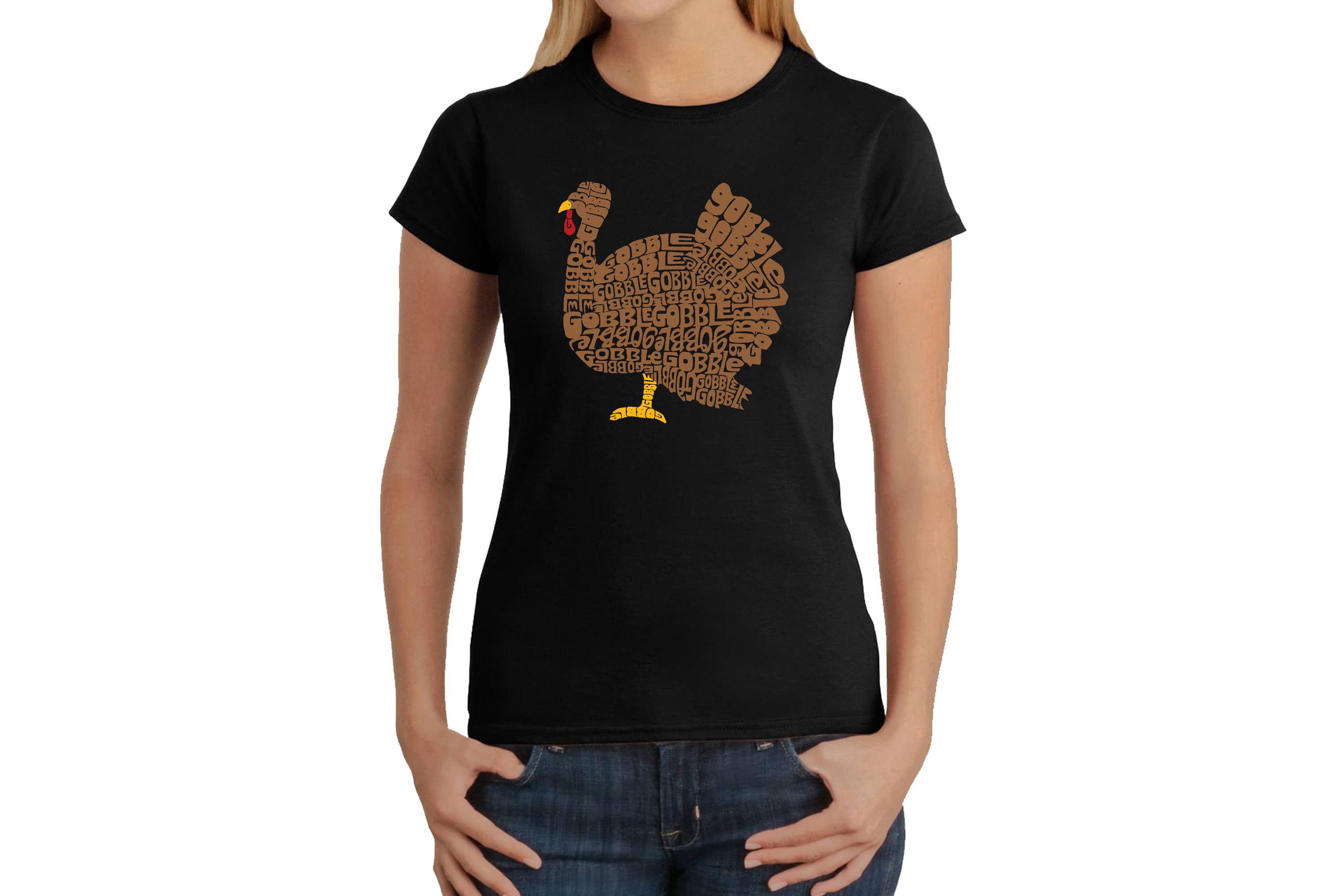 Thanksgiving - Womens Word Art T-Shirt