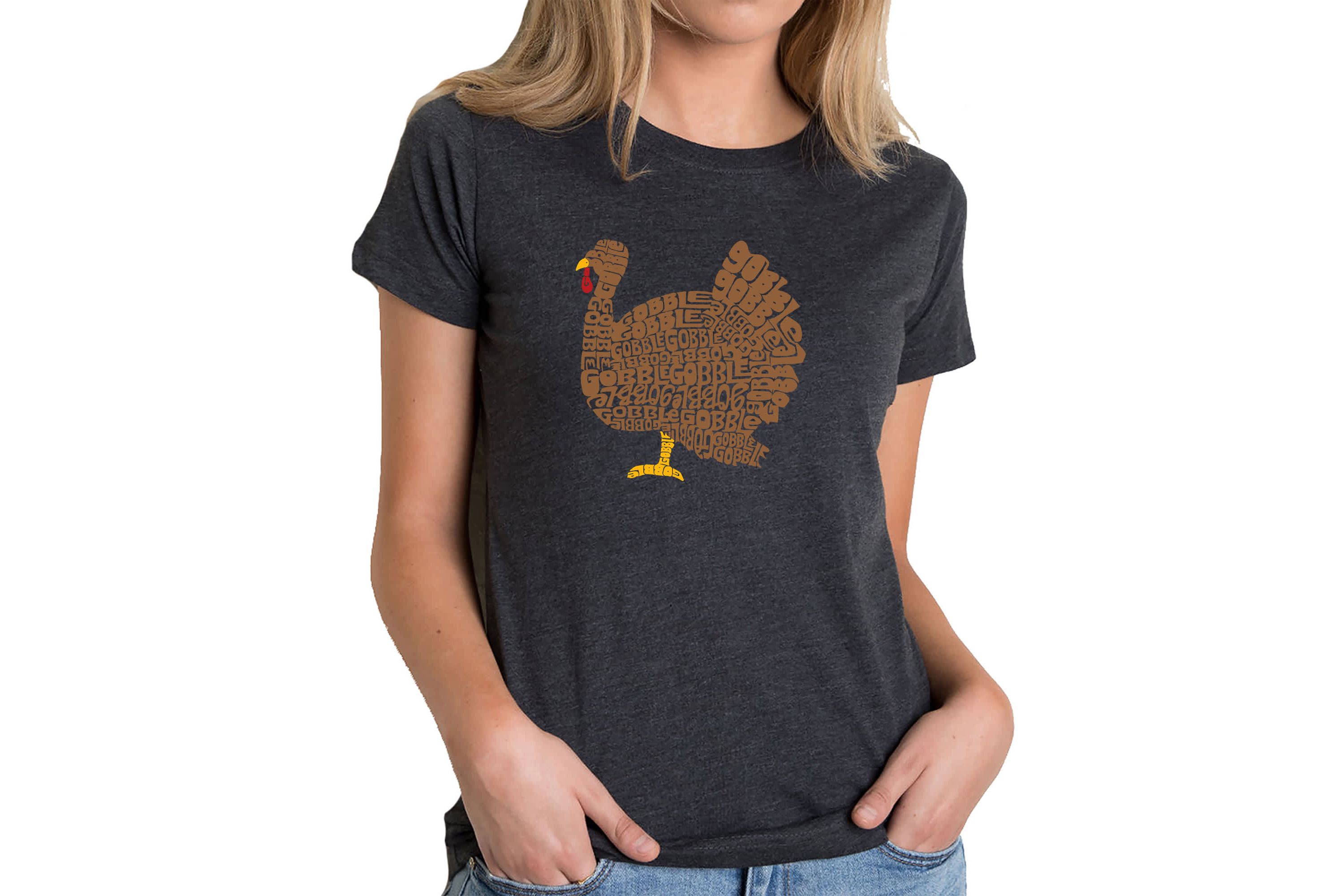 Thanksgiving - Womens Premium Blend Word Art T-Shirt