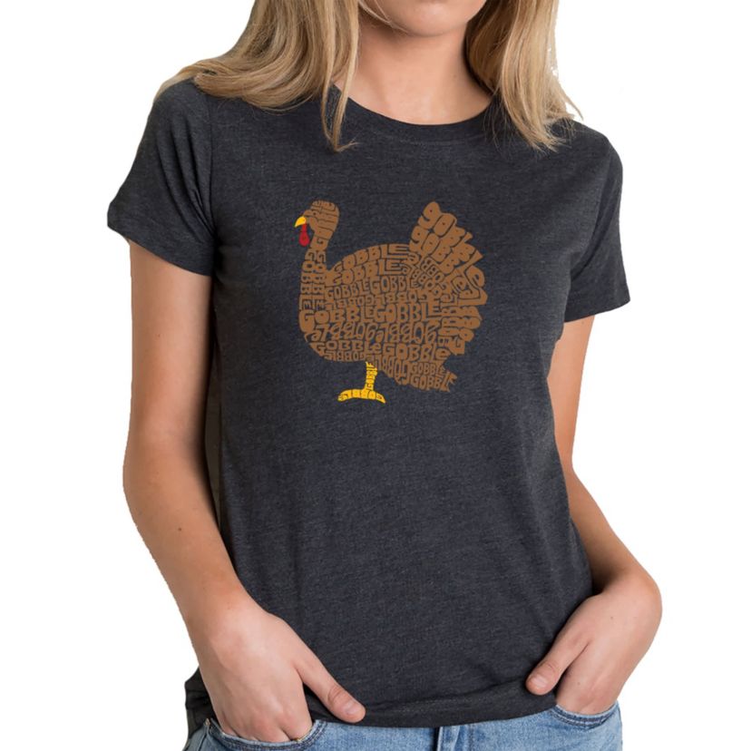Thanksgiving - Womens Premium Blend Word Art T-Shirt