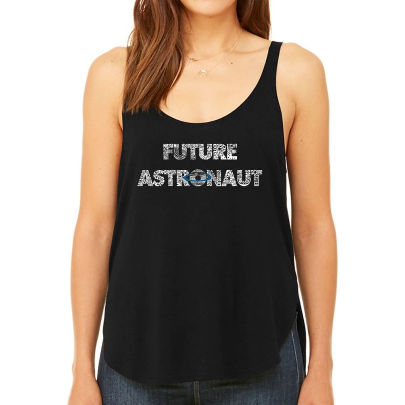 Future Astronaut - Womens Premium Word Art Flowy Tank Top