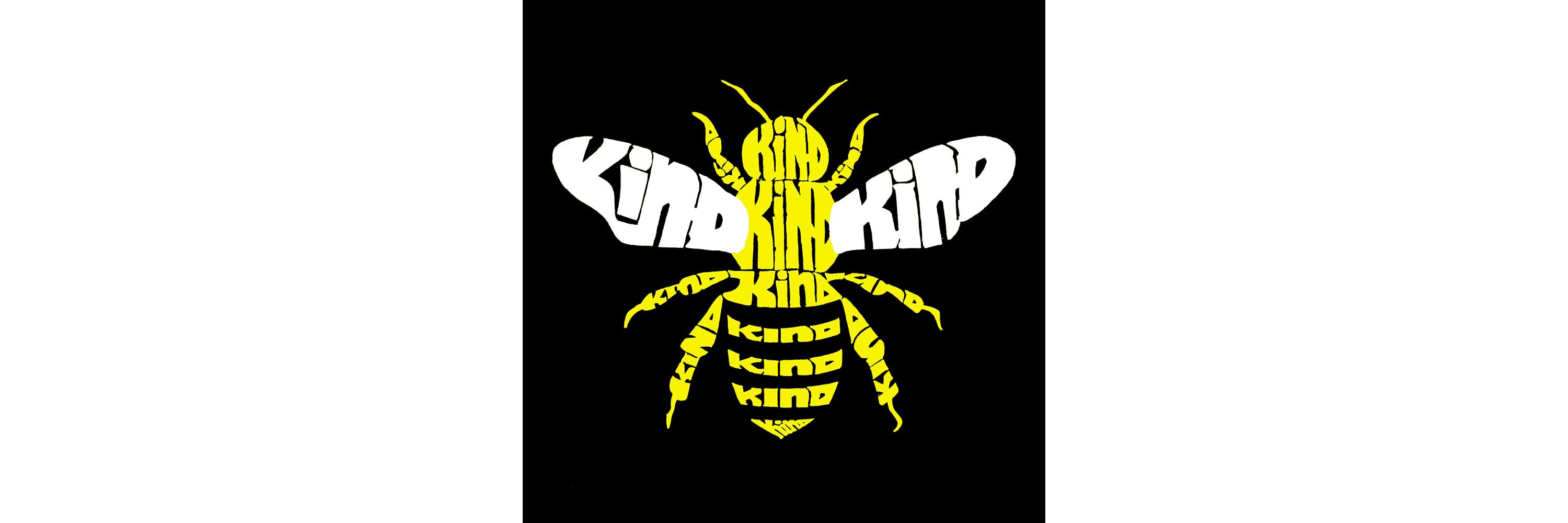 Womens Plus Size Word Art Tank Top - Bee Kind