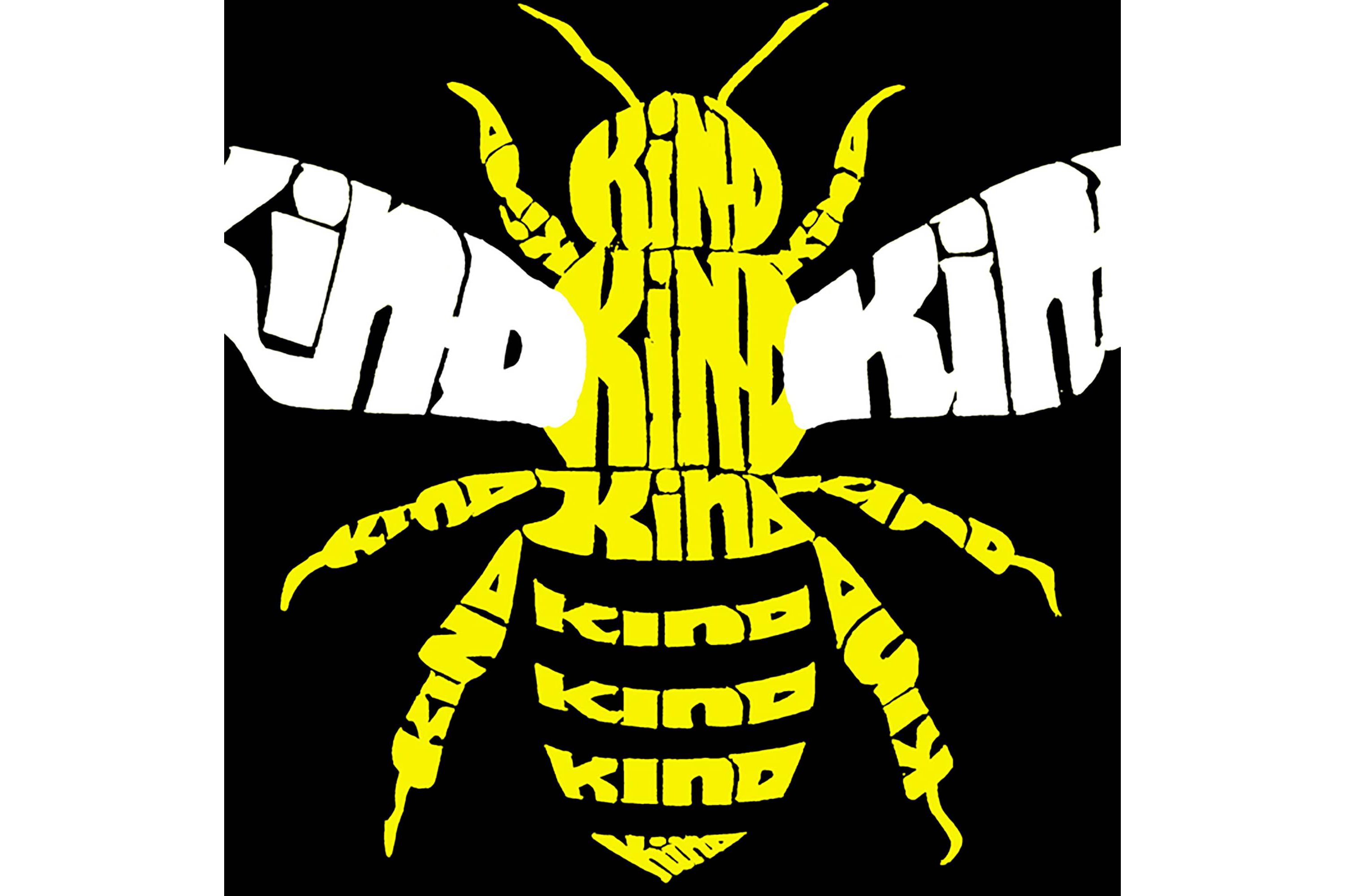 Womens Plus Size Word Art Tank Top - Bee Kind