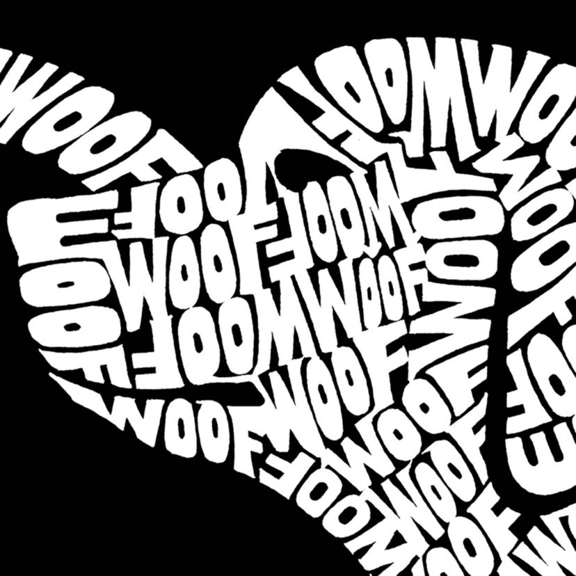 Dog Heart - Womens Plus Size Word Art Tank Top