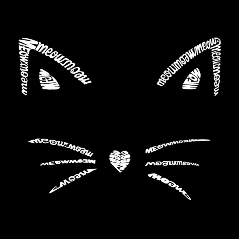 Womens Plus Size Word Art Tank Top - Whiskers
