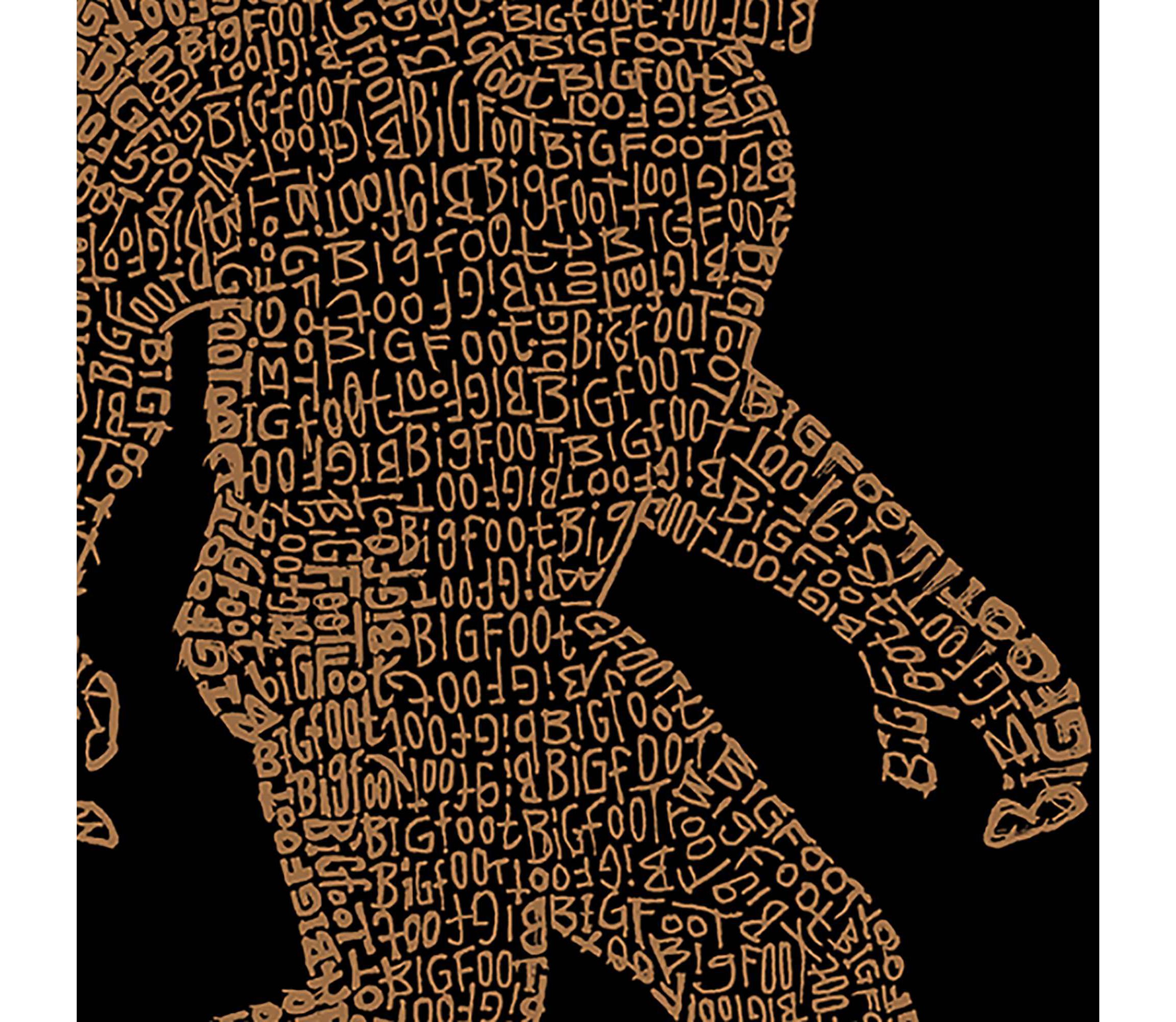Bigfoot - Womens Plus Size Word Art Tank Top