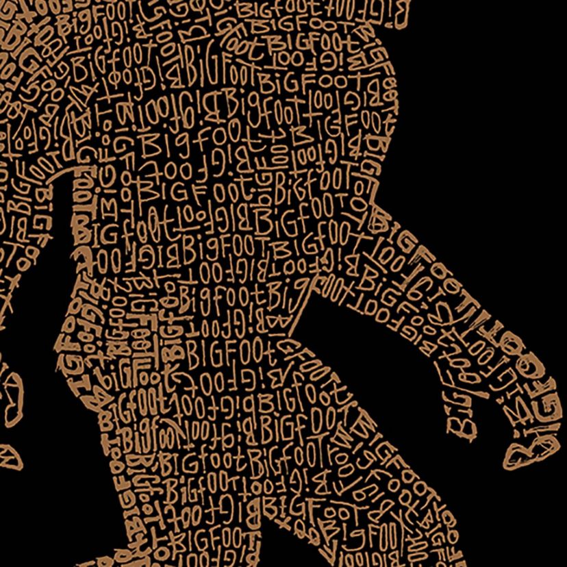 Bigfoot - Womens Plus Size Word Art Tank Top
