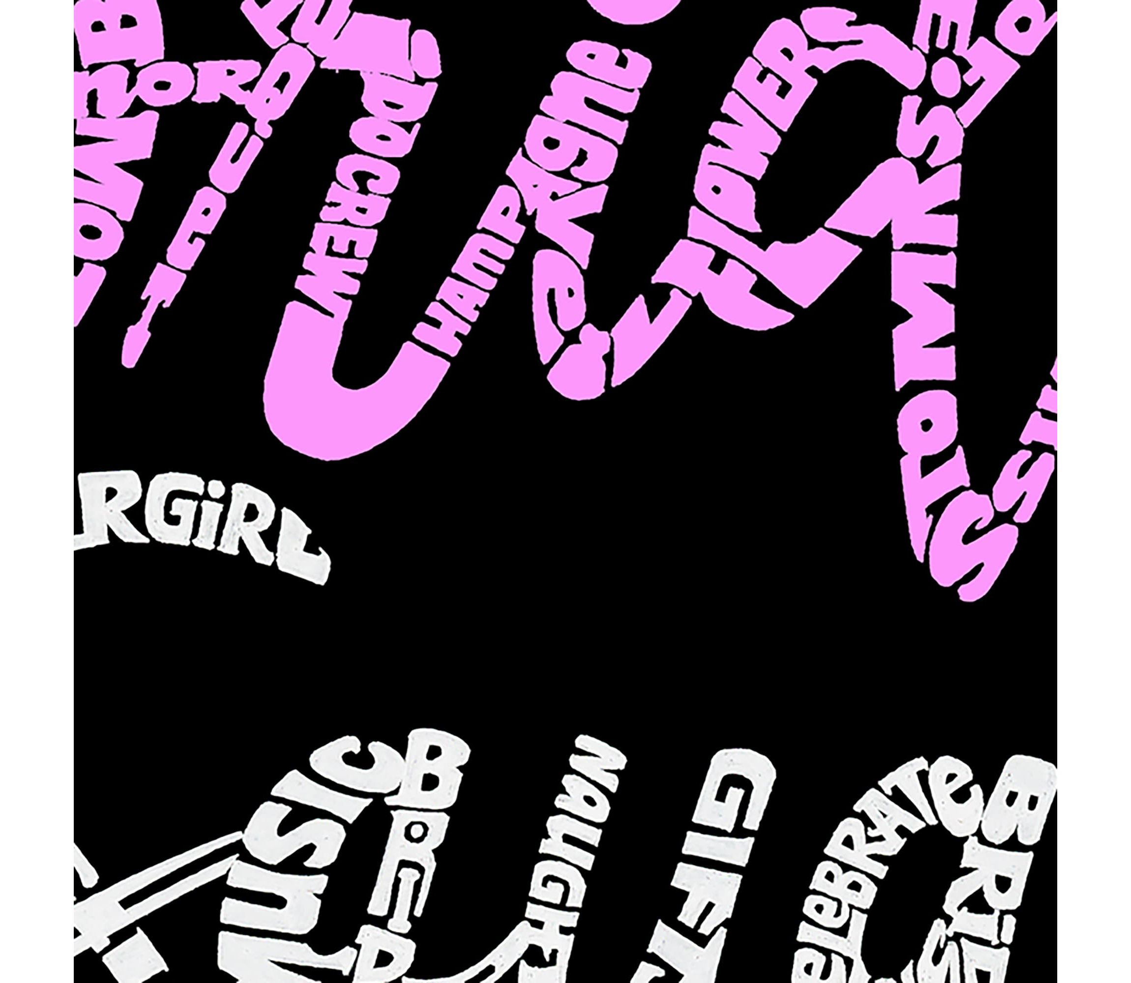 Womens Plus Size Word Art V-Neck - Bride Squad