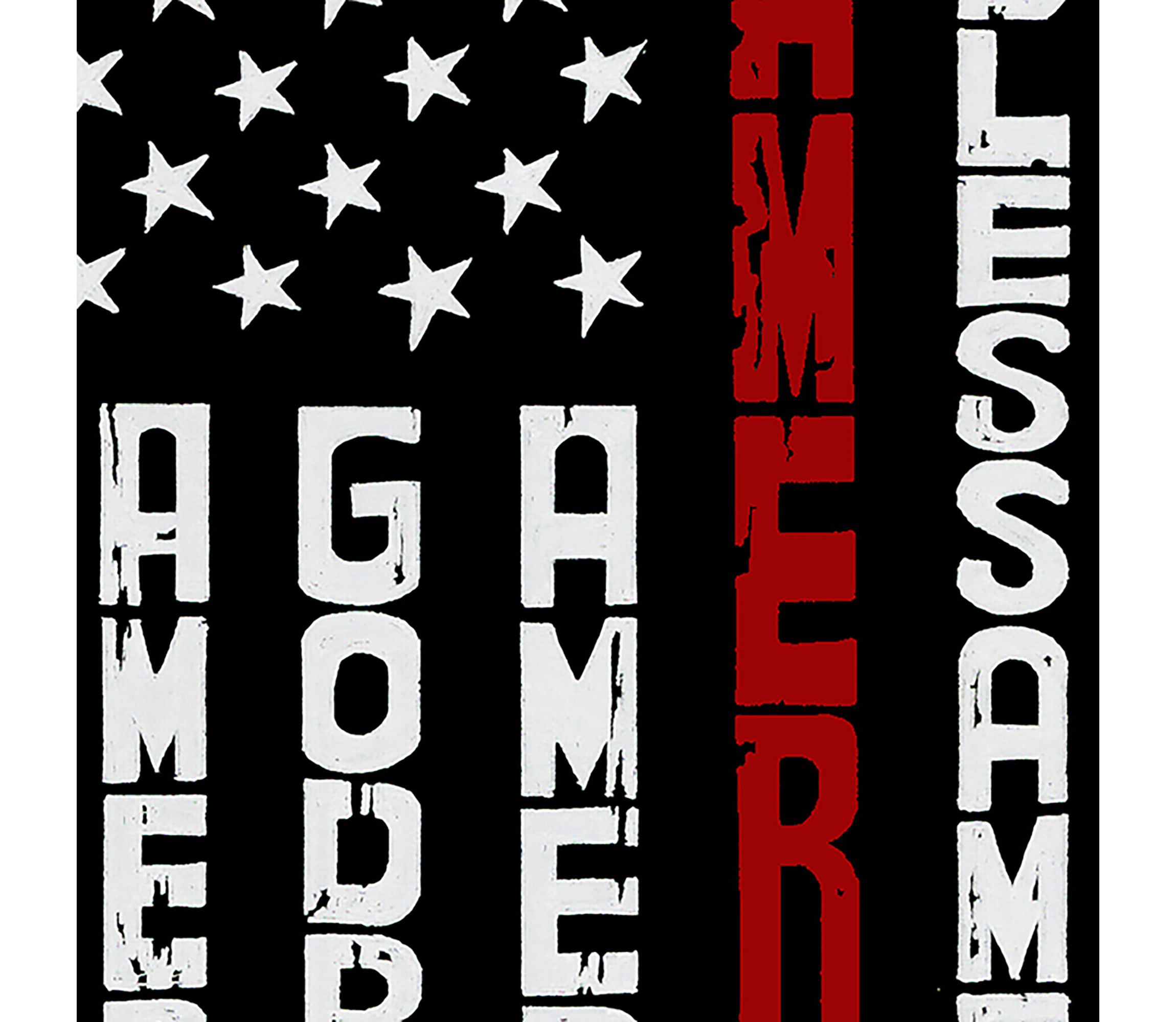 Cross Flag - Womens Plus Size Word Art Tank Top